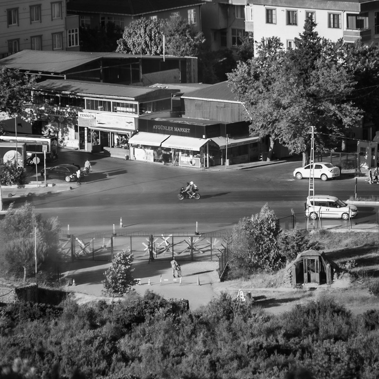 Ortadaǧ large hill: guarded exit