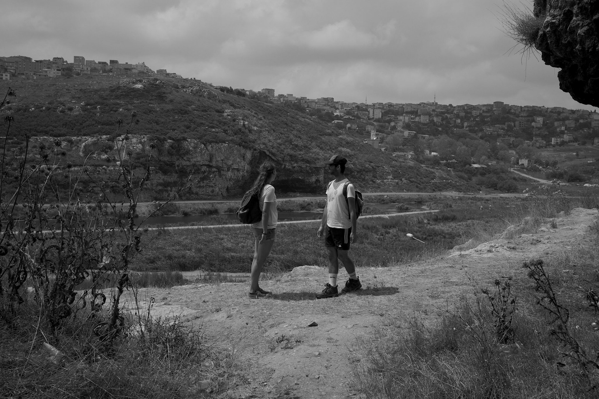 Yarımburgaz cave: a romantic moment outside the cave