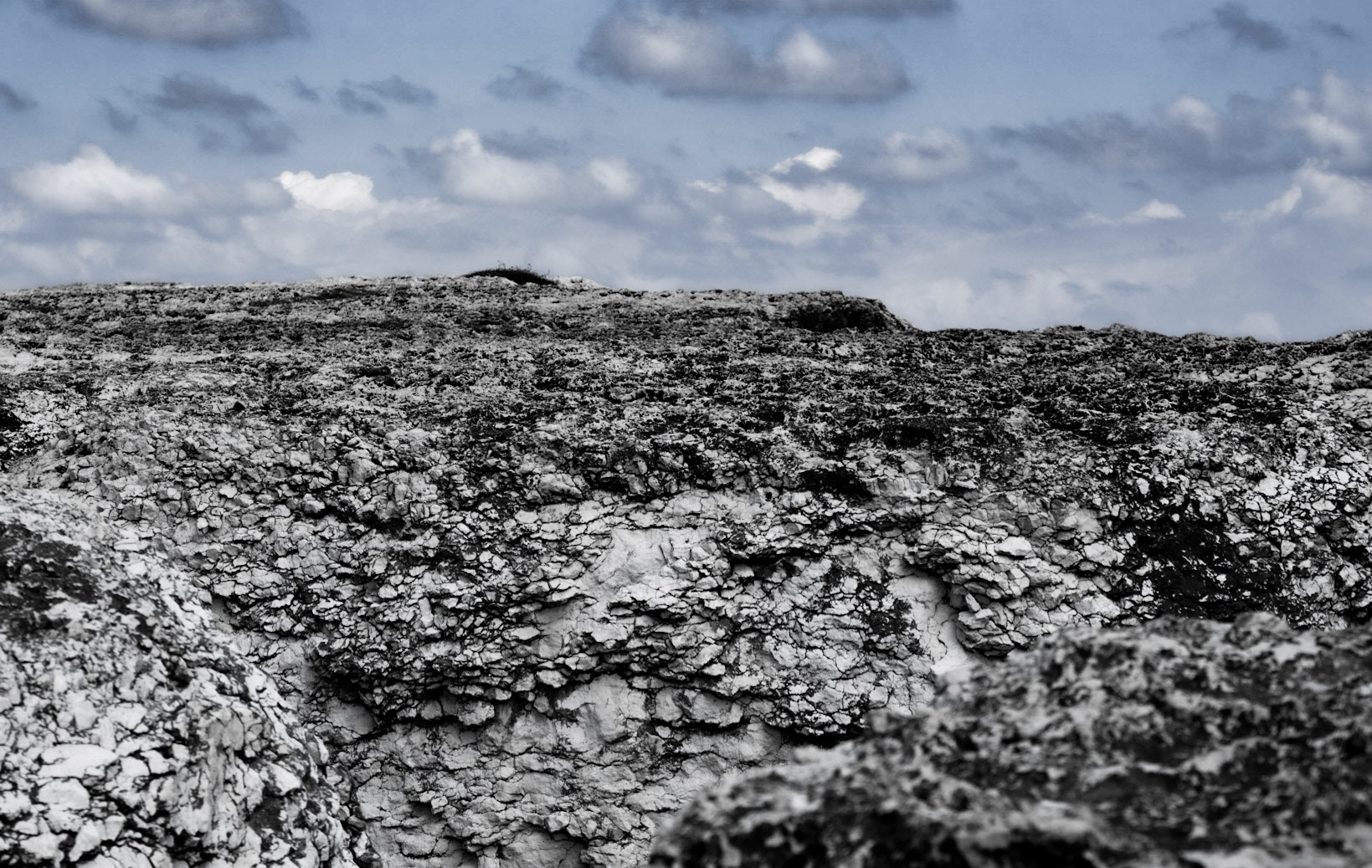 Sahilköy basalt rock formation: view looking west