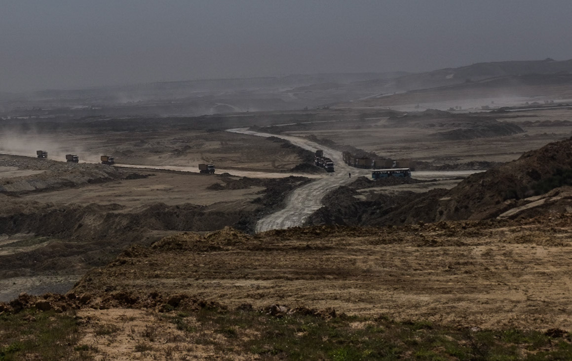 Yeniköy: Istanbul Airport under construction where once there were abandoned opencast mineworkings