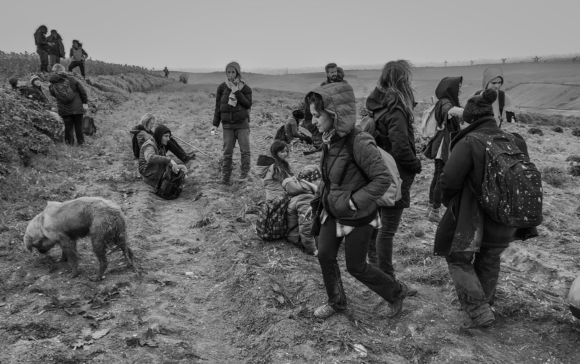 Dursunköy: on the hill west of the village