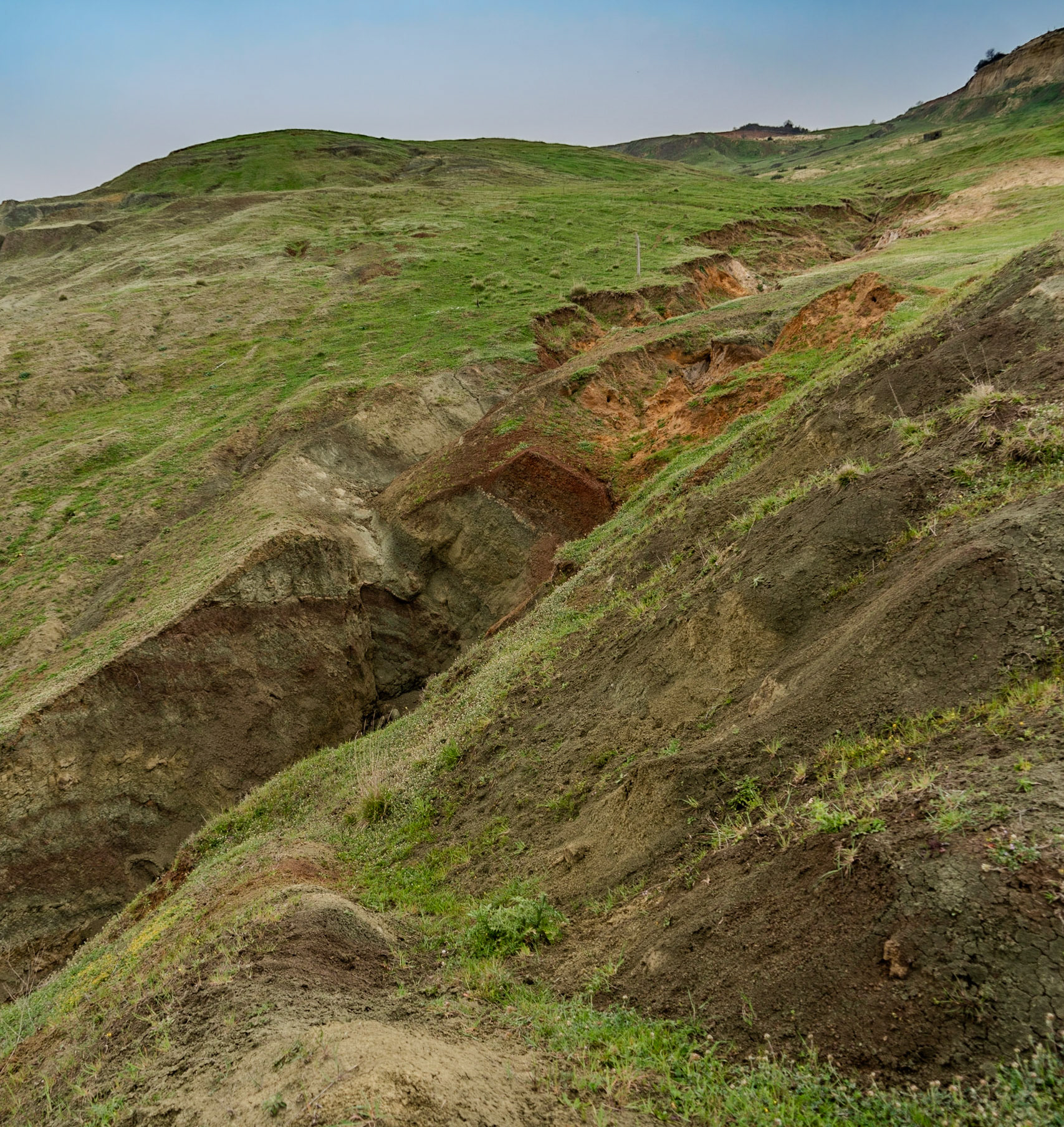 Yeniköy mines: cleft