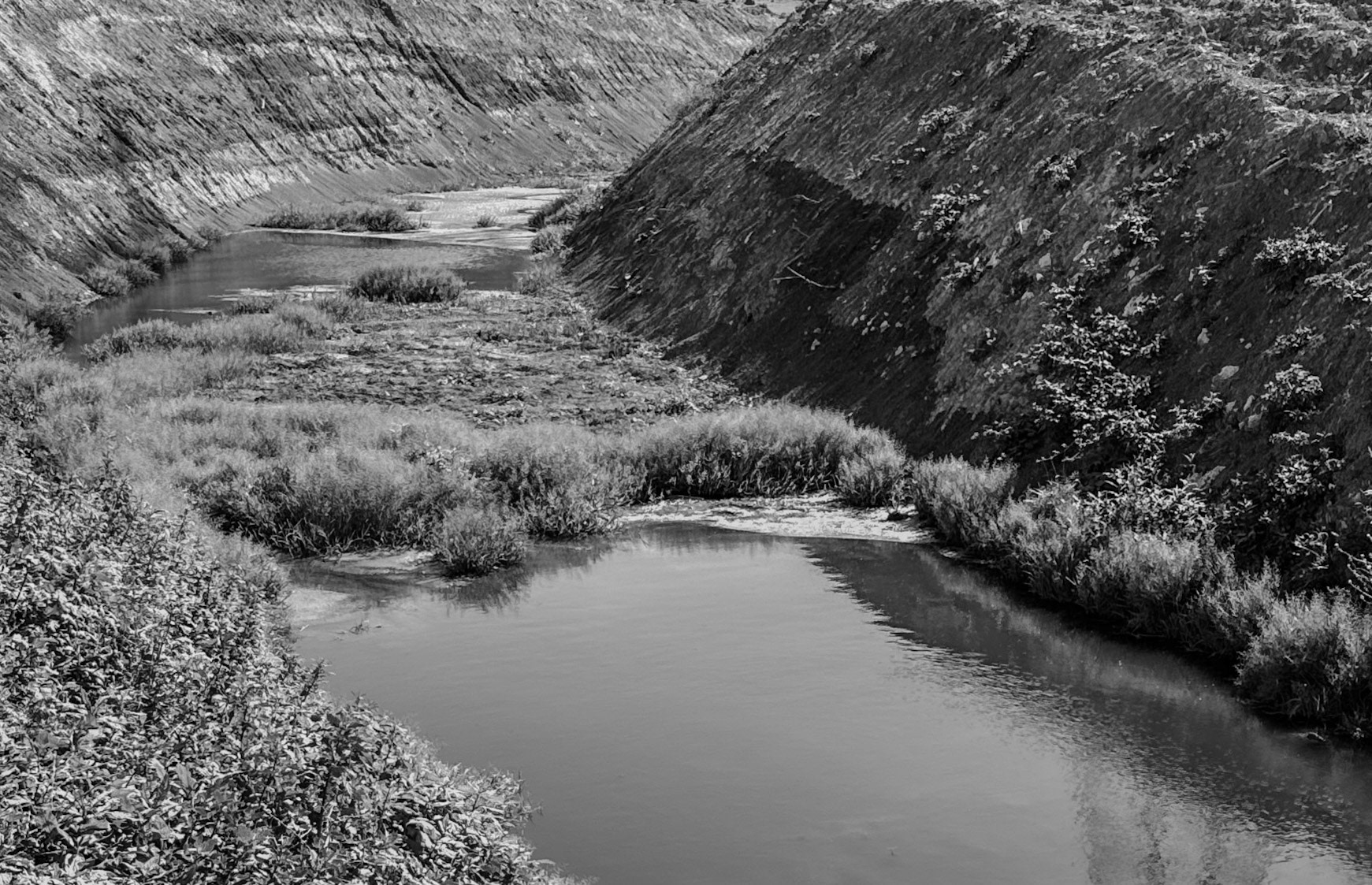 Sazlıdere stagnant river: artificial gorge