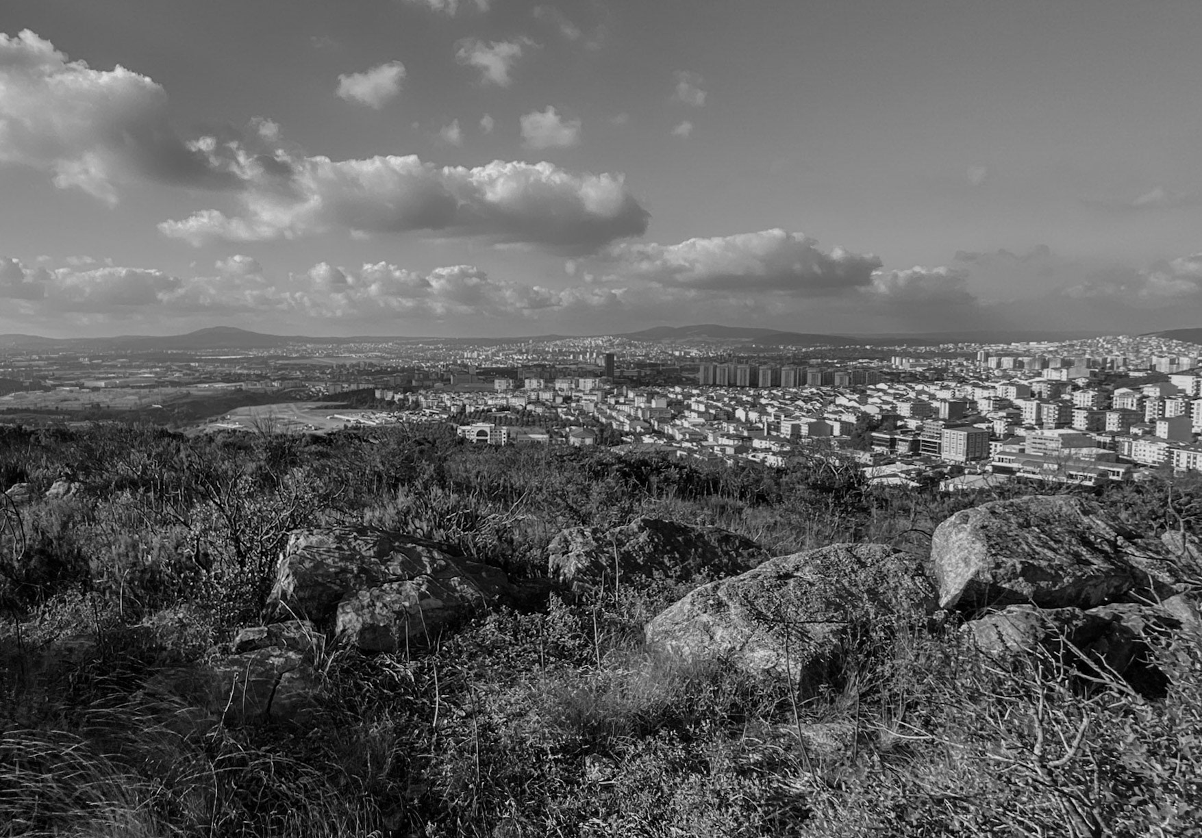 Ortadaǧ large hill: view northwest (I think)