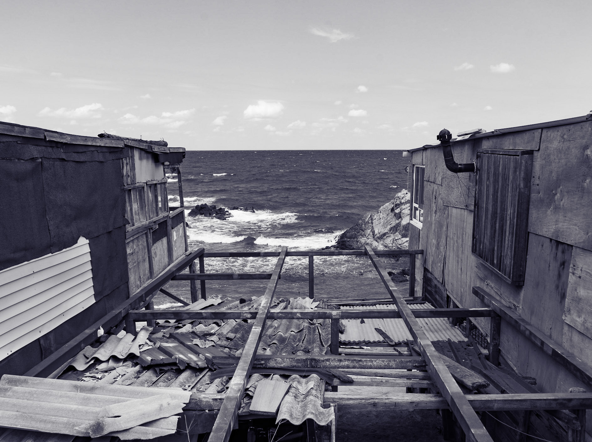 Kurna fishing hamlet: view to the sea