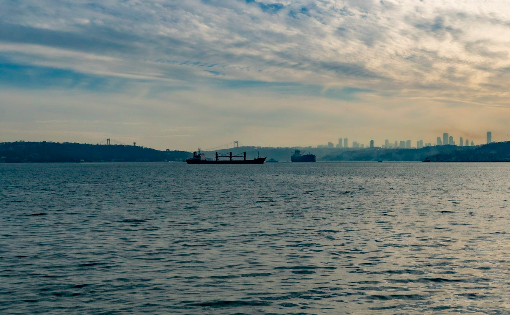 Beykoz: view south down the Bosphorus