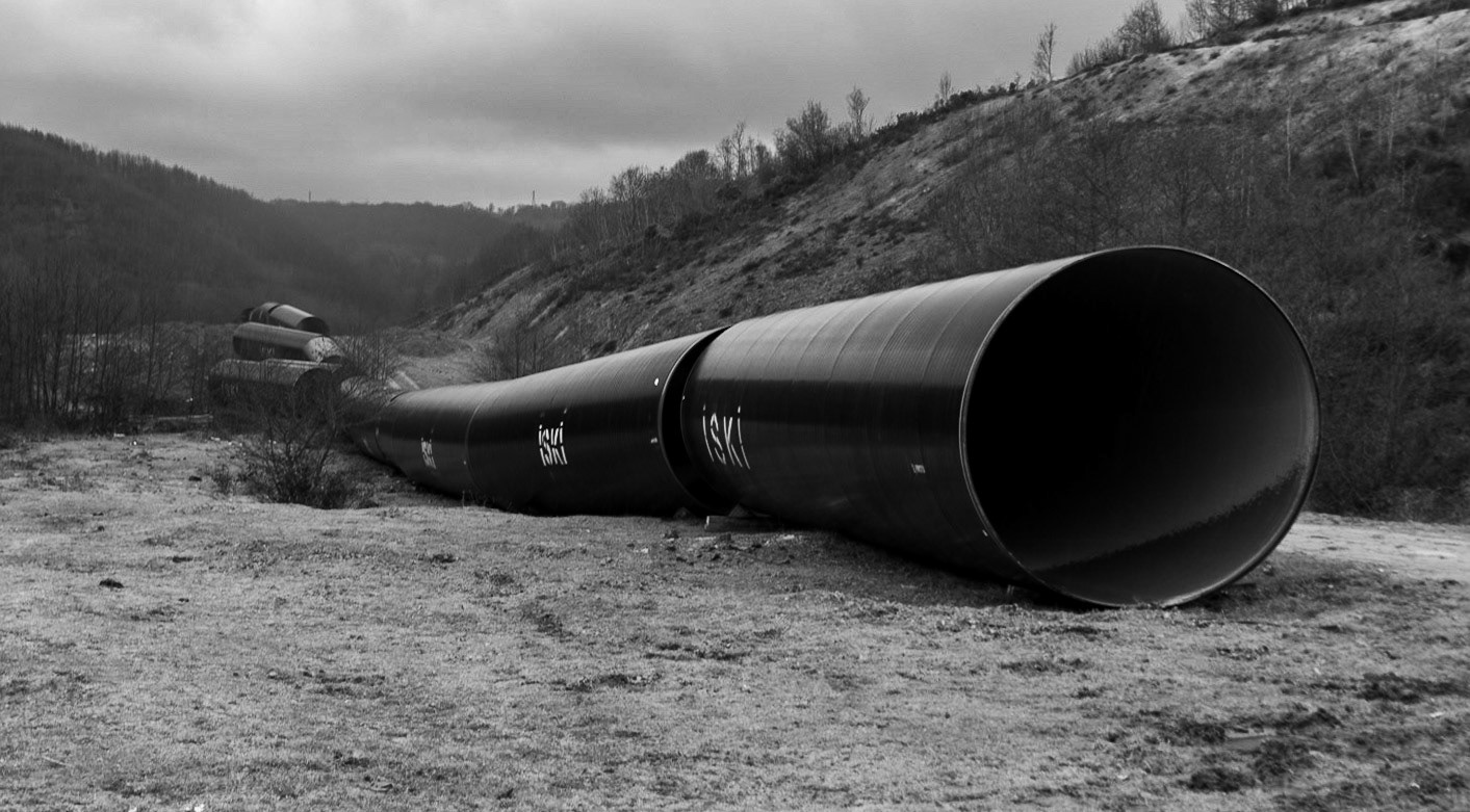 between Kozu Deresi valleys and Mahmut Şevket Paşa: İSKİ pipes