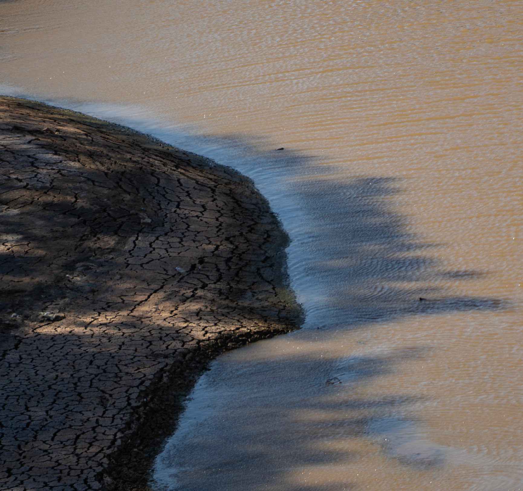 Paşaköy gorge: mud and water
