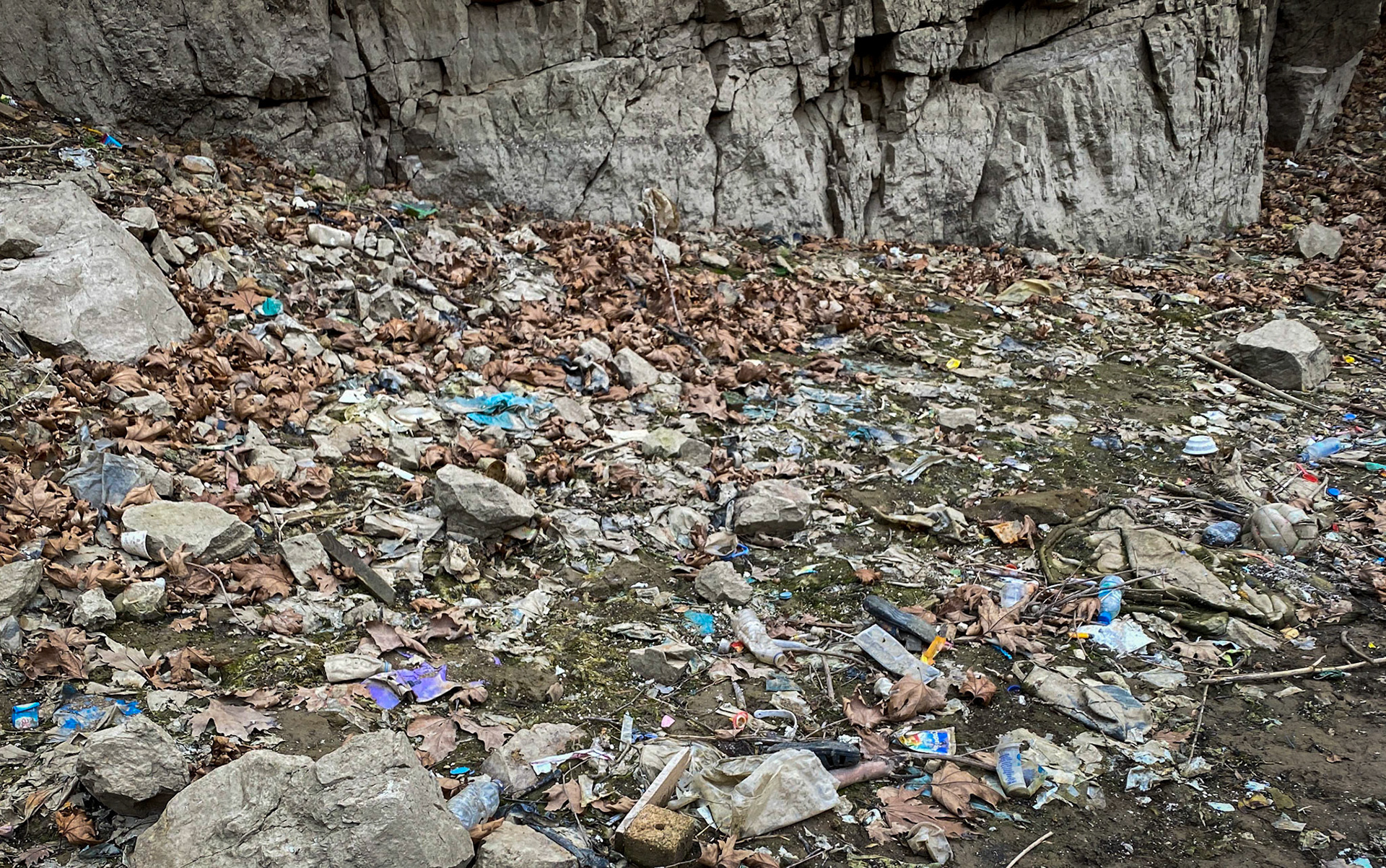 Paşaköy gorge: flotsam