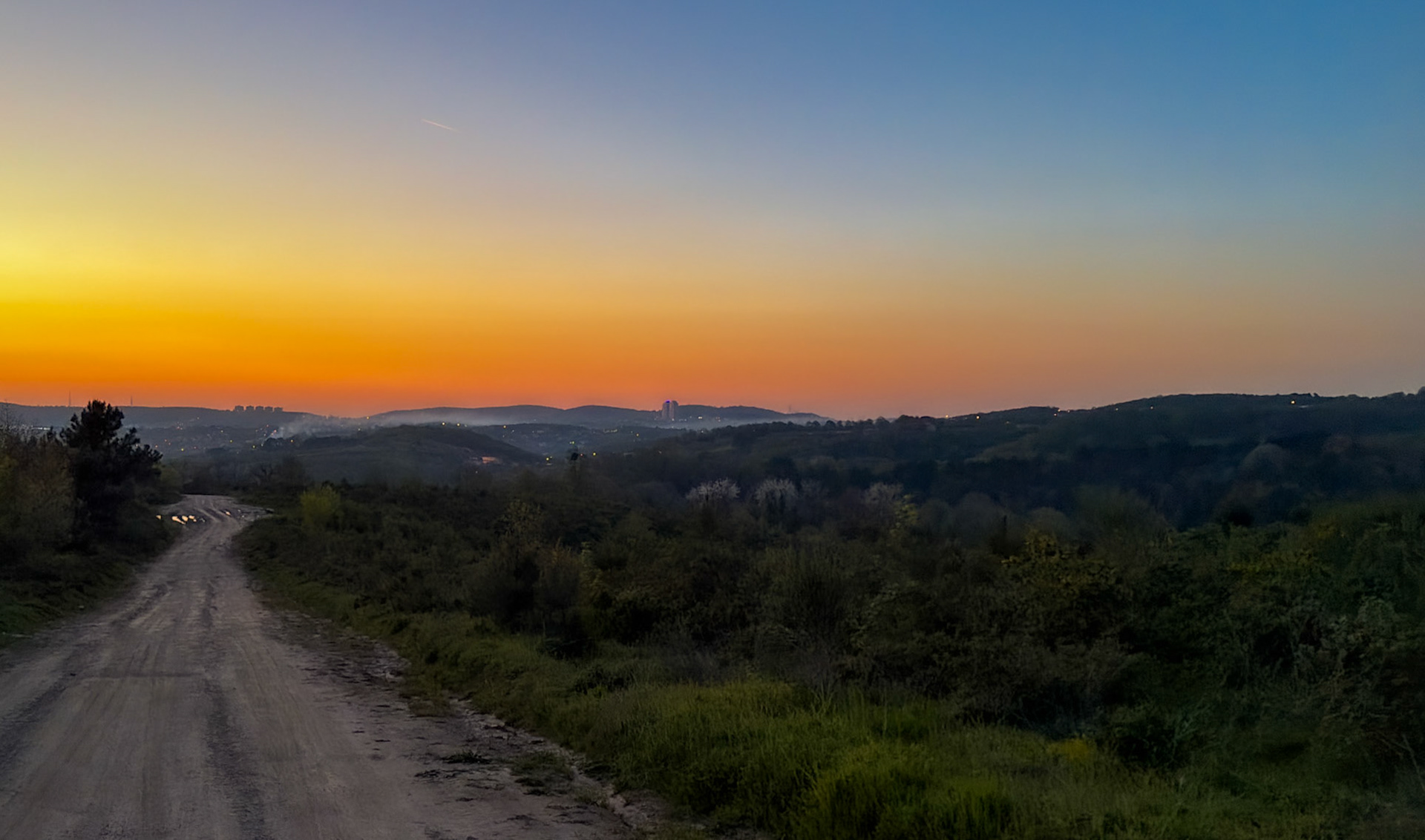 Çavuşbaşı eastern hill: sunset