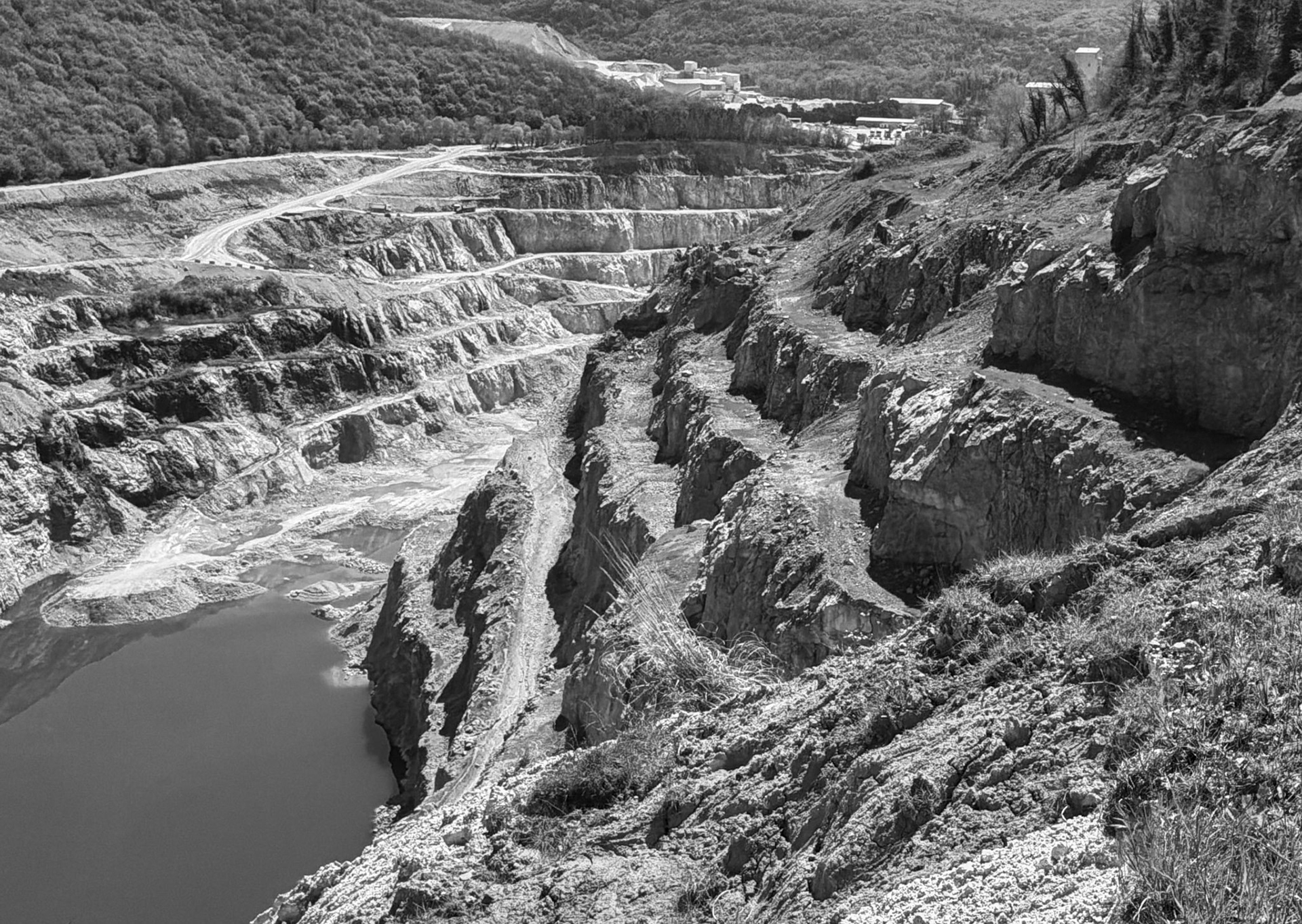 Hüseyinli opencast mine: view
