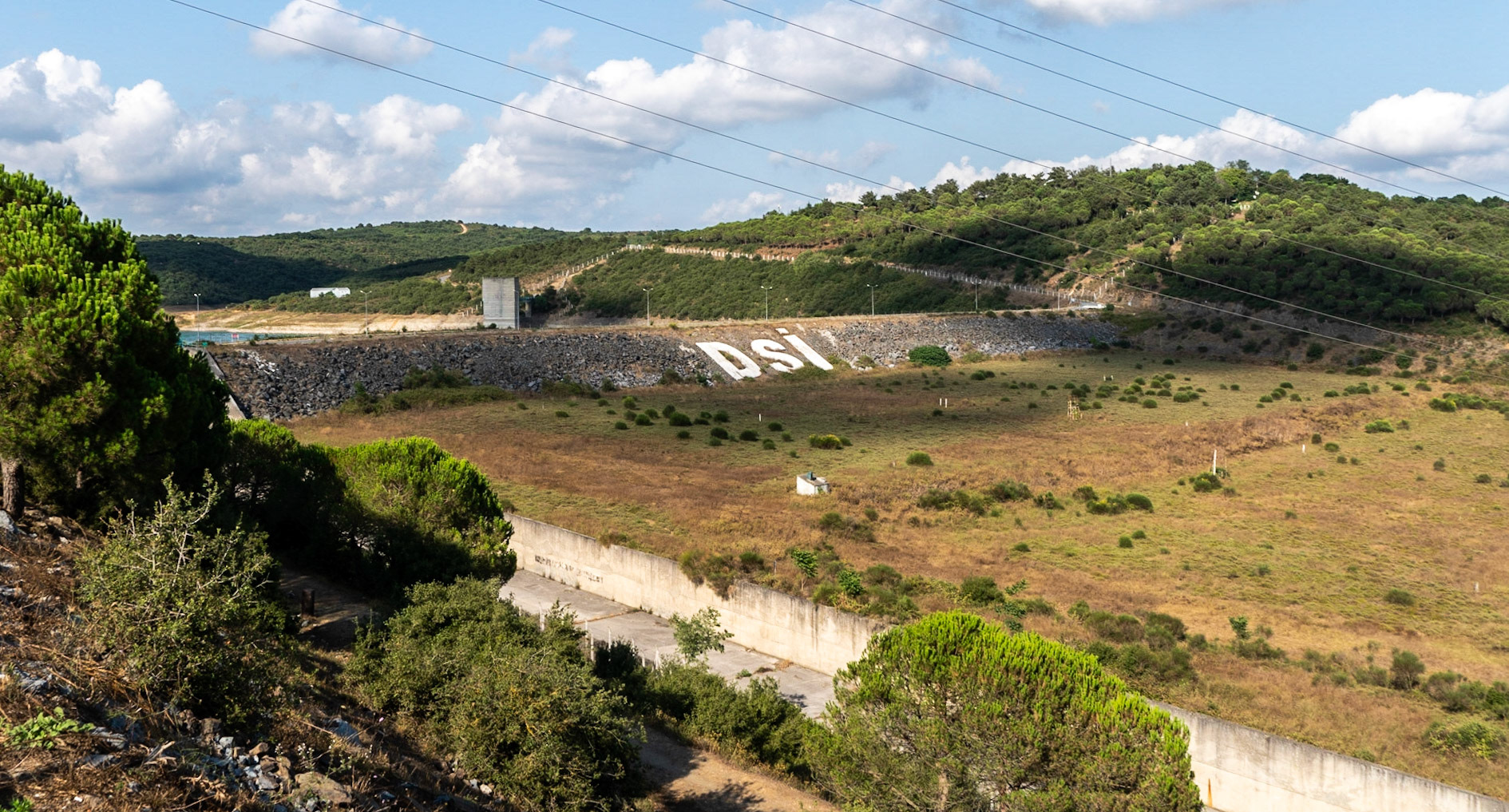 Alibey dam: seen from the southwest