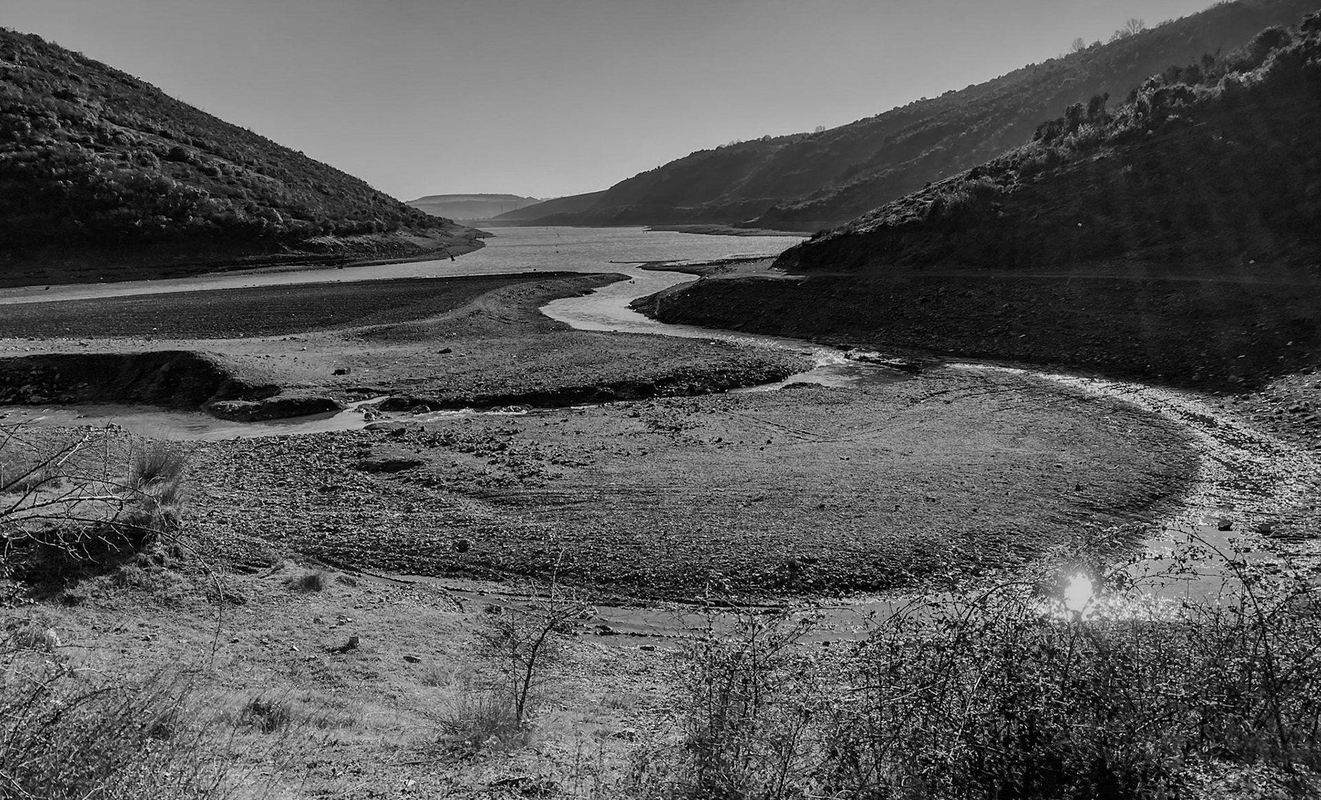 Şamlar gorge: view from the north when the water-level is low