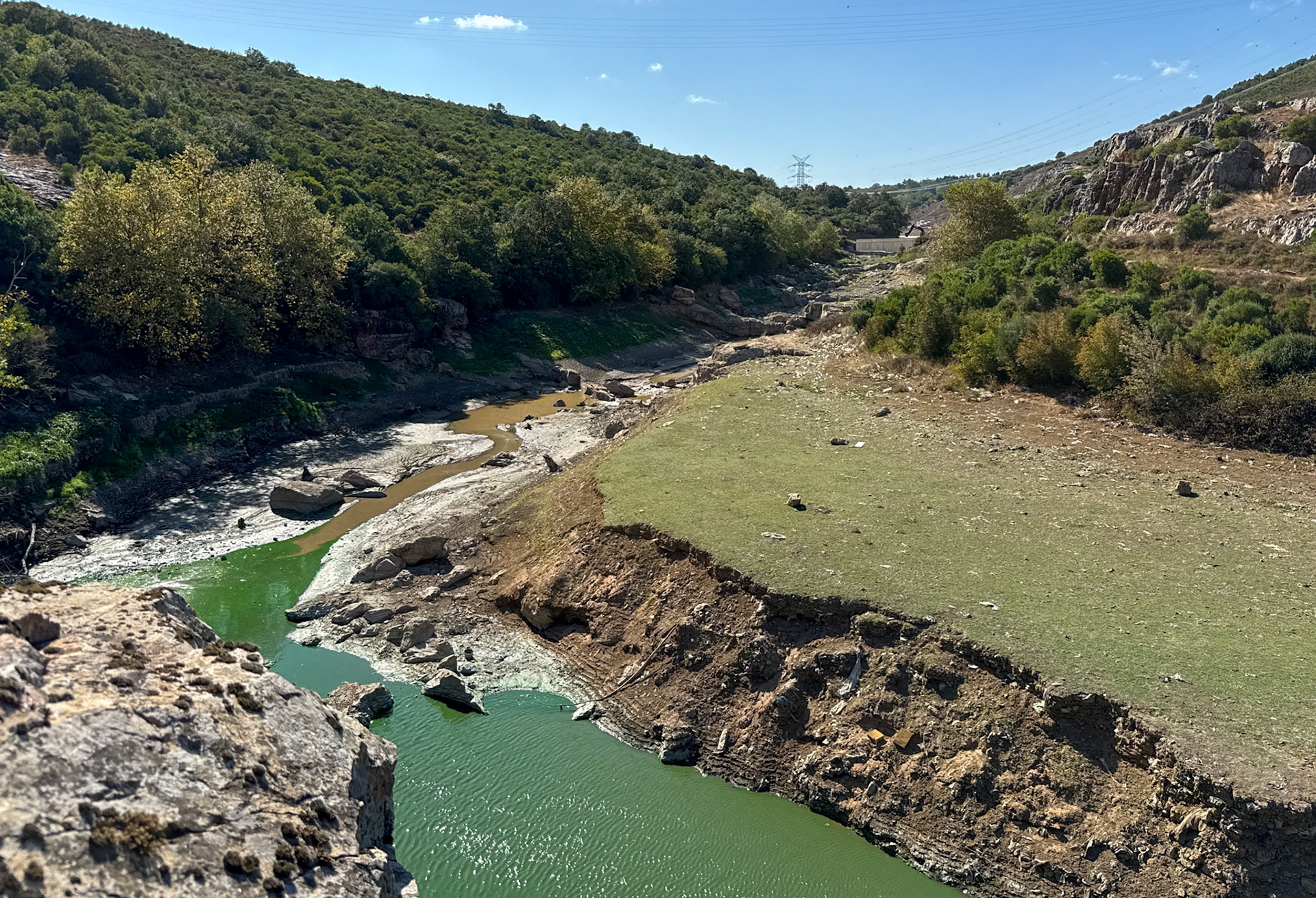Paşaköy gorge: view west