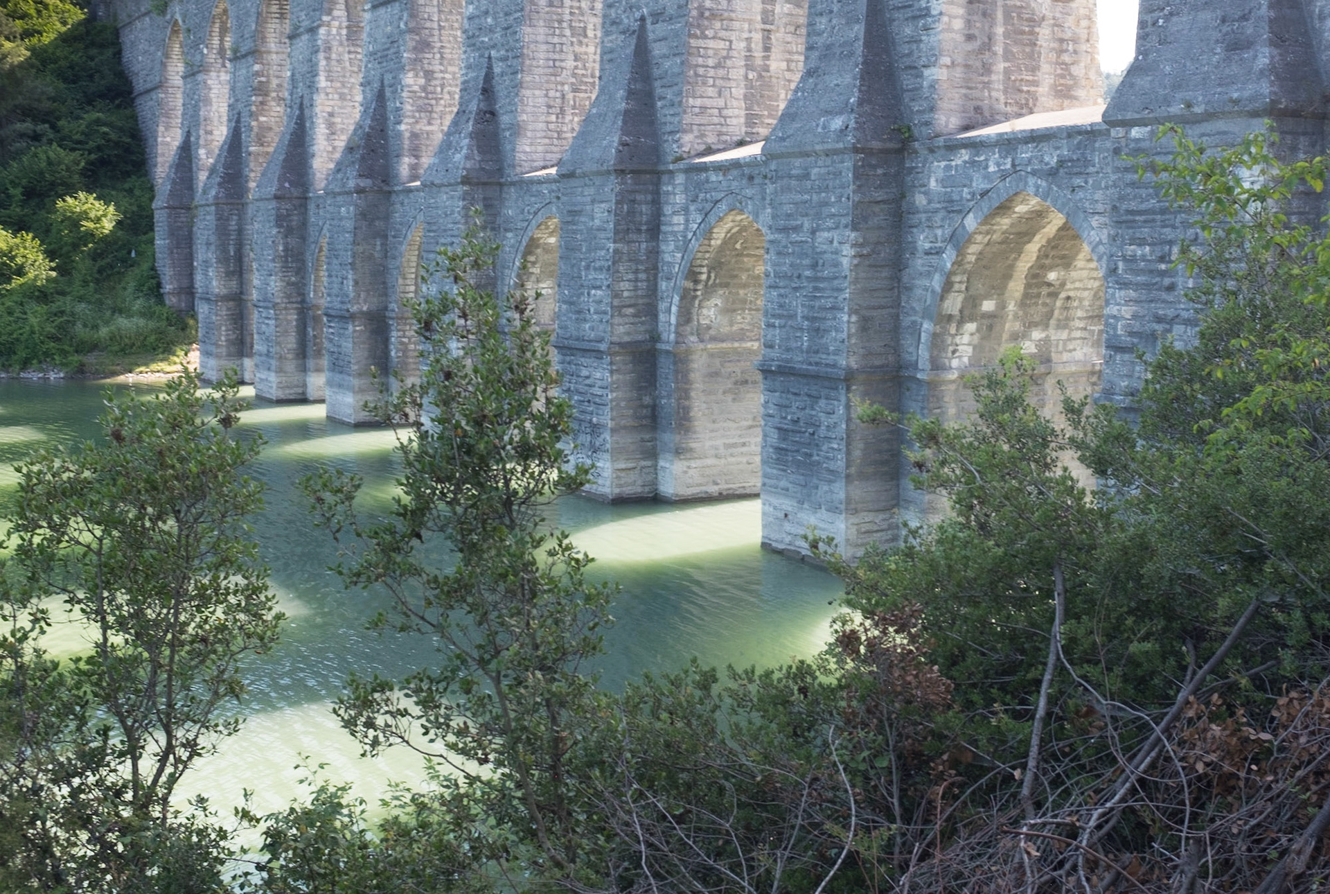 Güzelce Aqueduct: seen from the south