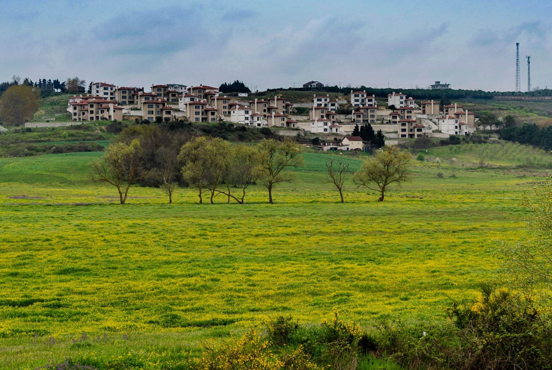 the first Sazlıdere flower meadow: abandoned estate (pull it down please!)