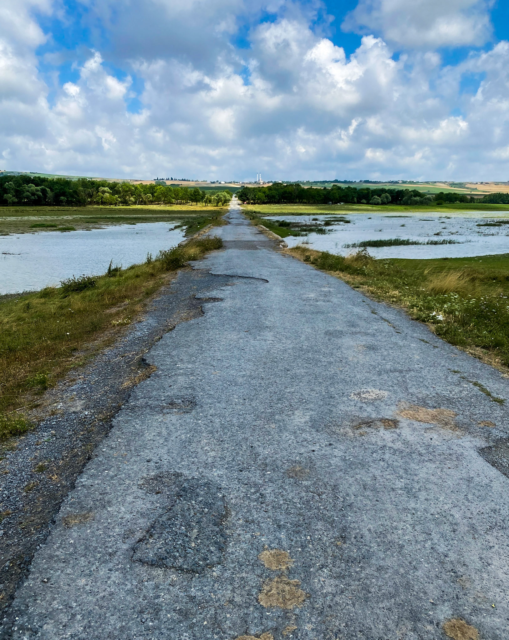 Sazlıdere northern reservoir: a modern little-used causeway