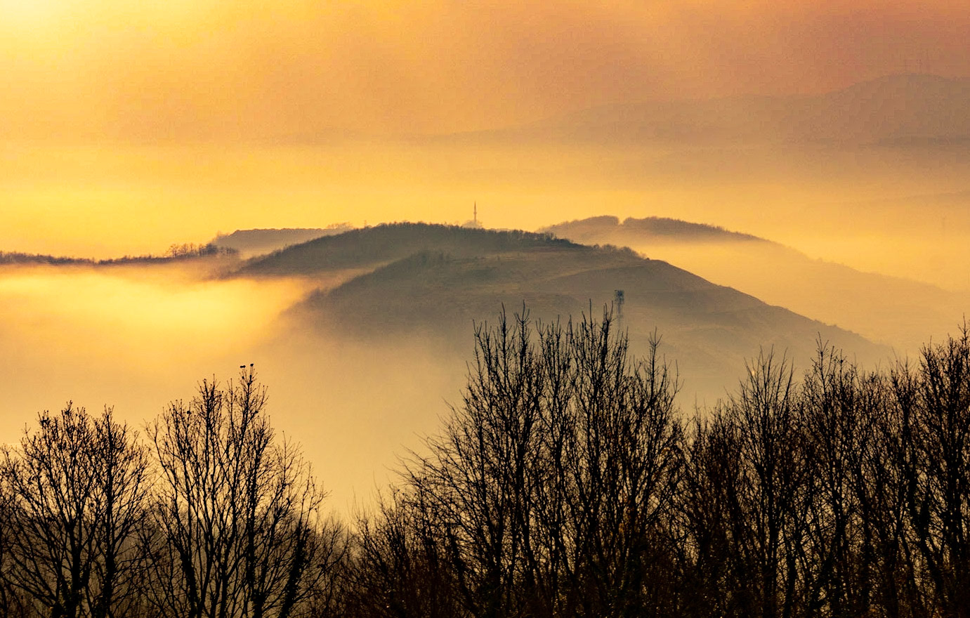 Bozhane S hill: land and sky scape