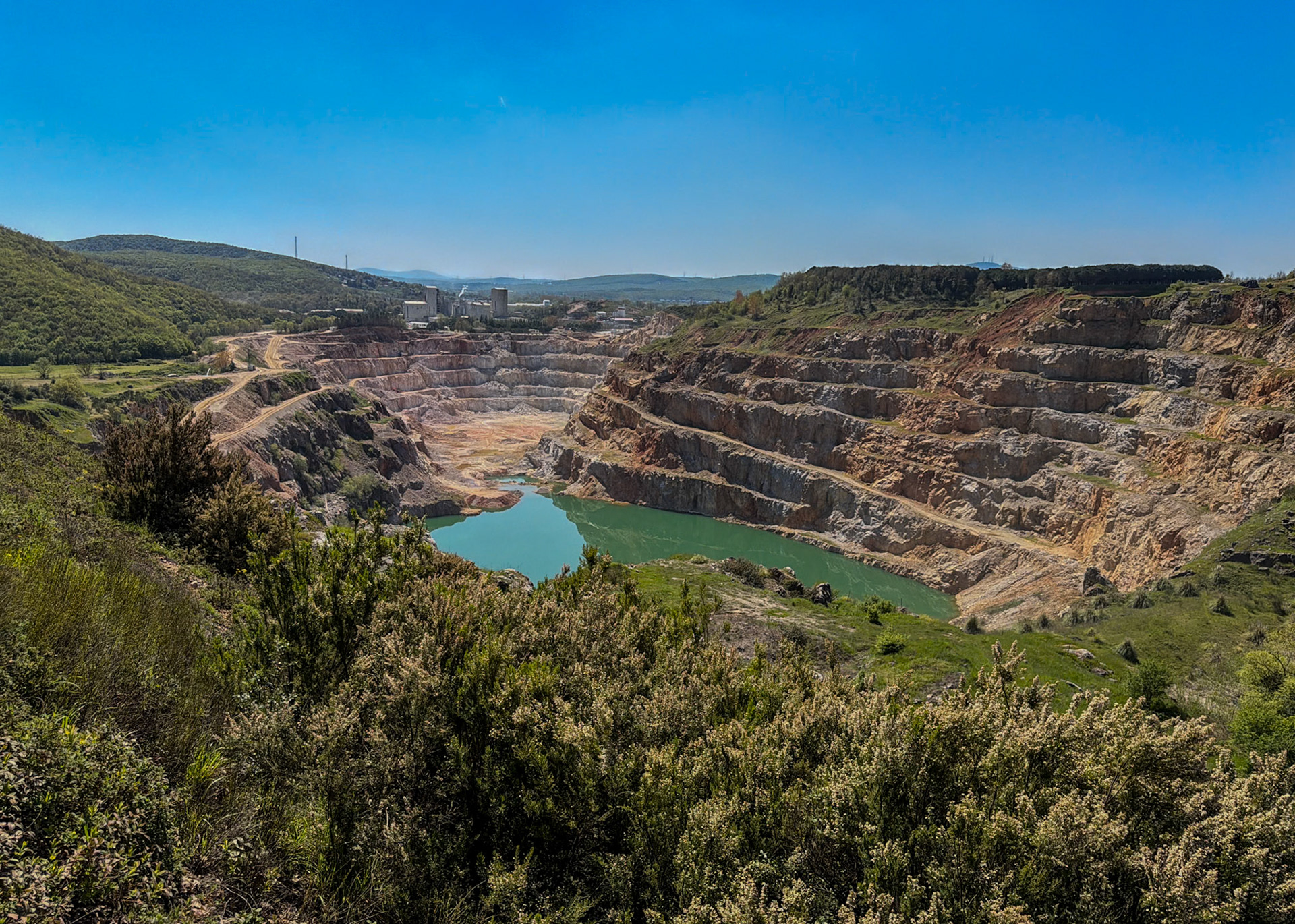 Hüseyinli opencast mine: view