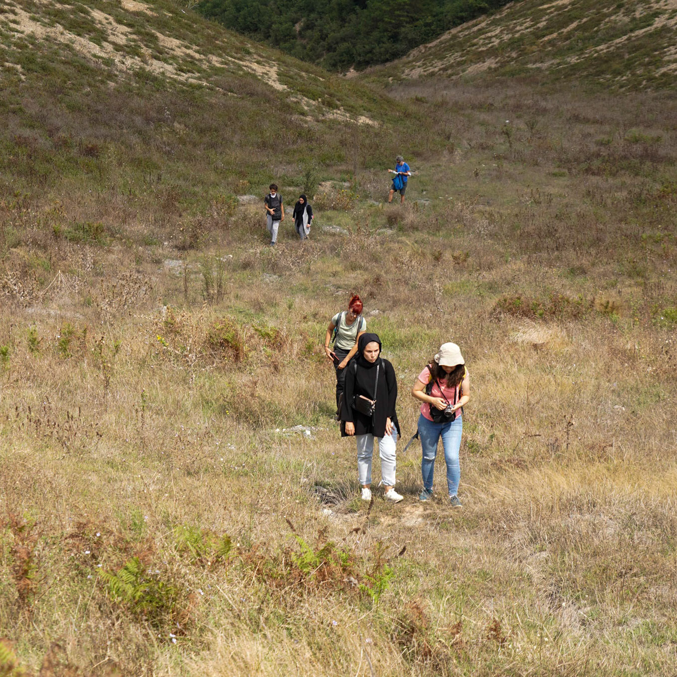 Cebeci: walking up to the edge of Cebeci mine