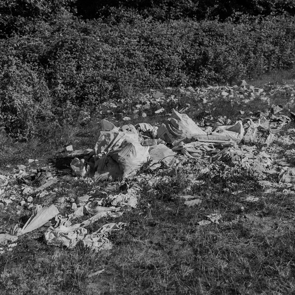 Ortadaǧ small hill: a dumping