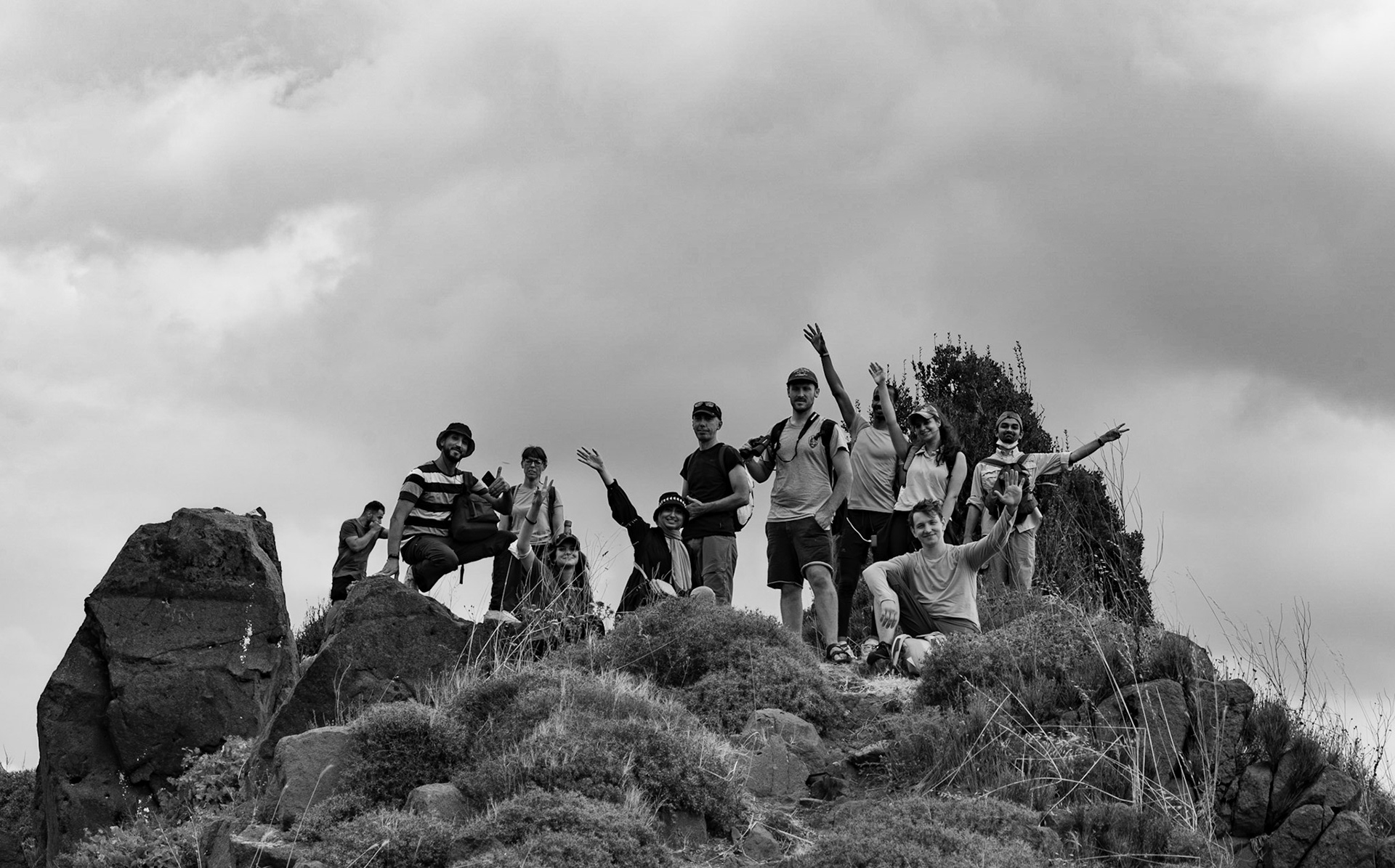 Karaburun: some of the group