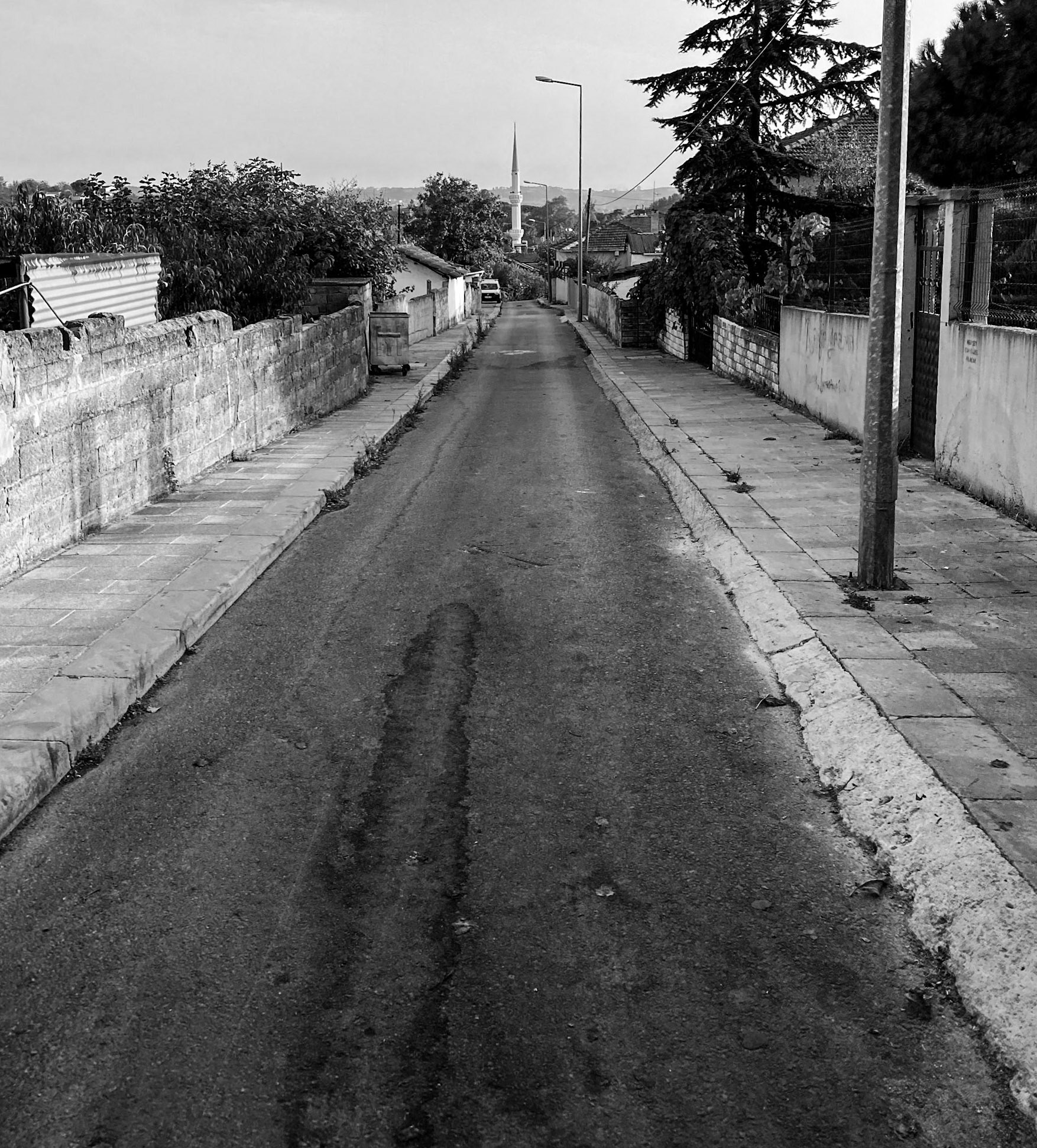 Terkos: coming into the town from the north