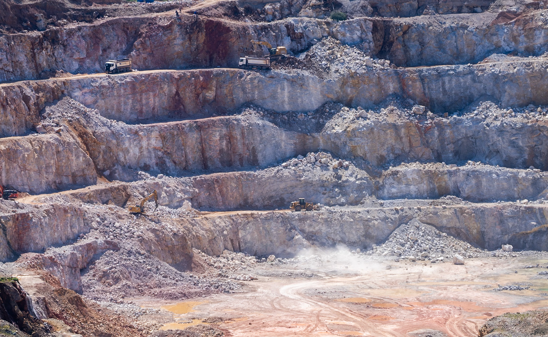 Hüseyinli opencast mine: view