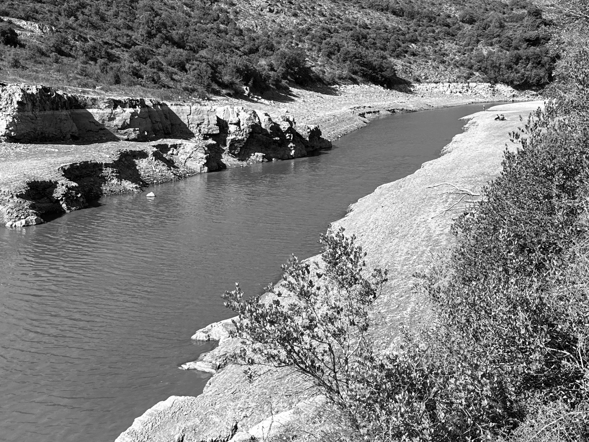 Paşaköy gorge: view east