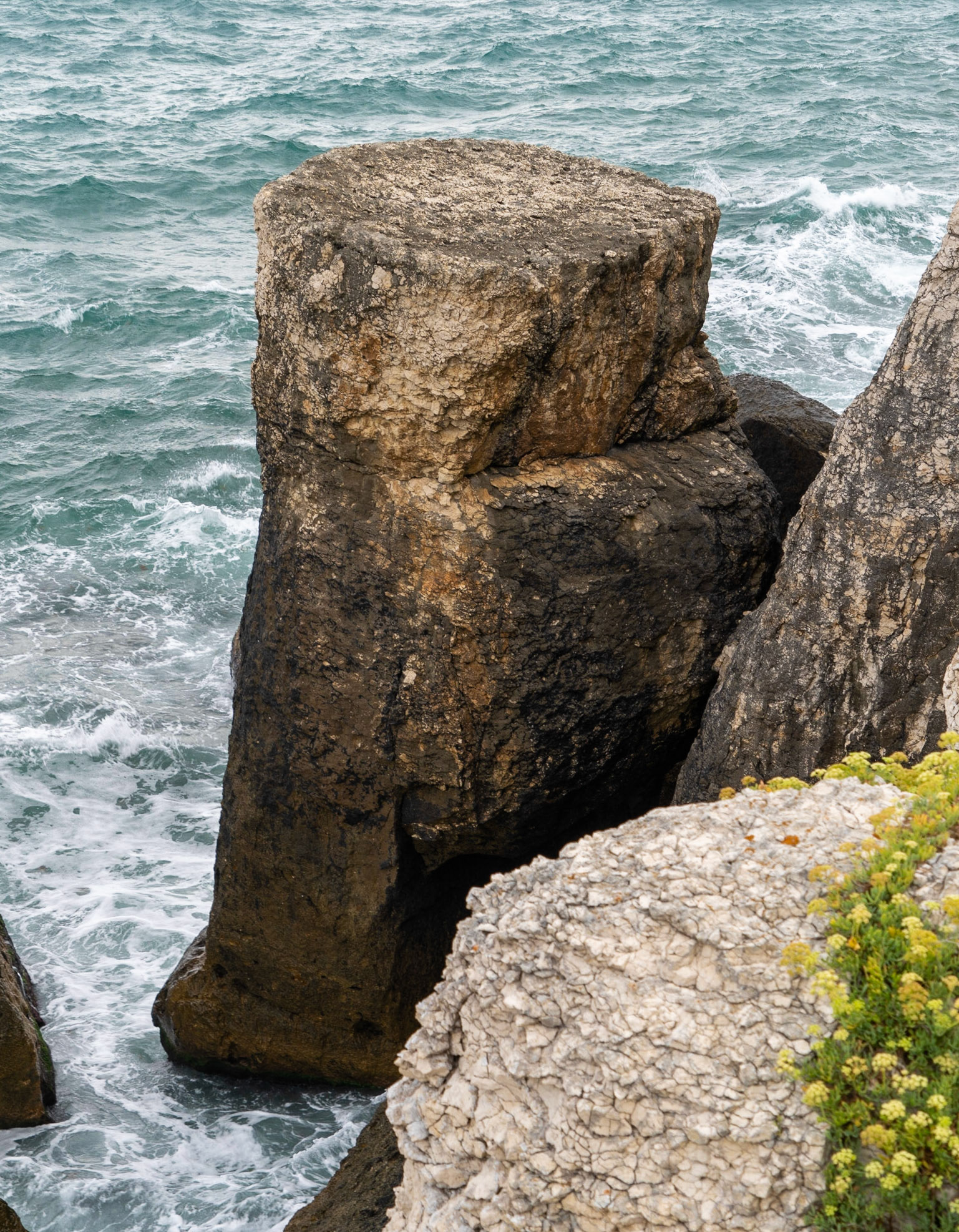 Sahilköy basalt columns: view