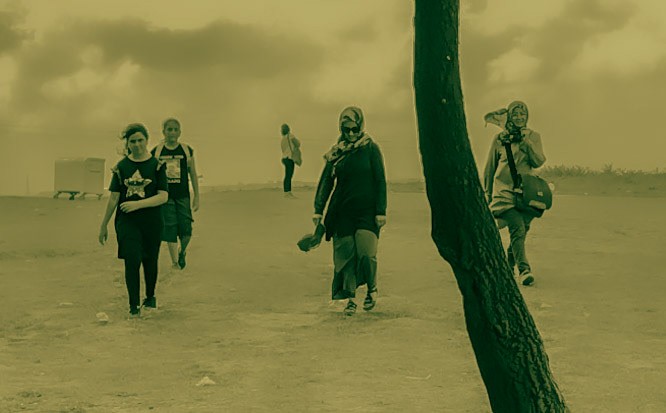Haçımaşlı hill: coming to the top