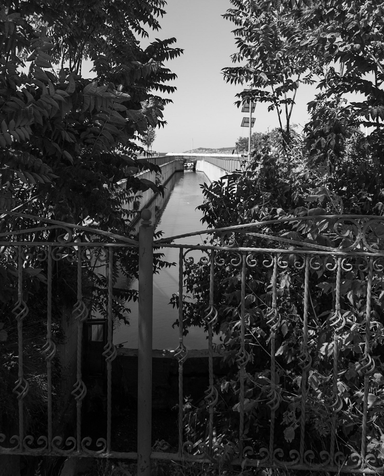 Küçükyalı: canalised river