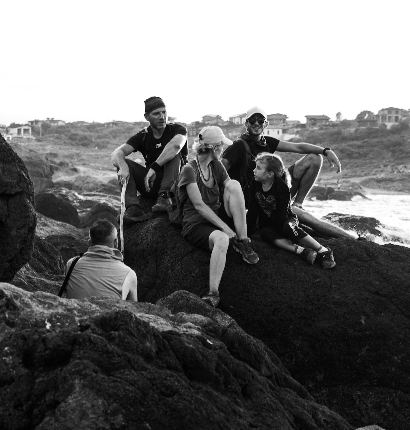 between the English Houses and Riva: a break on a headland