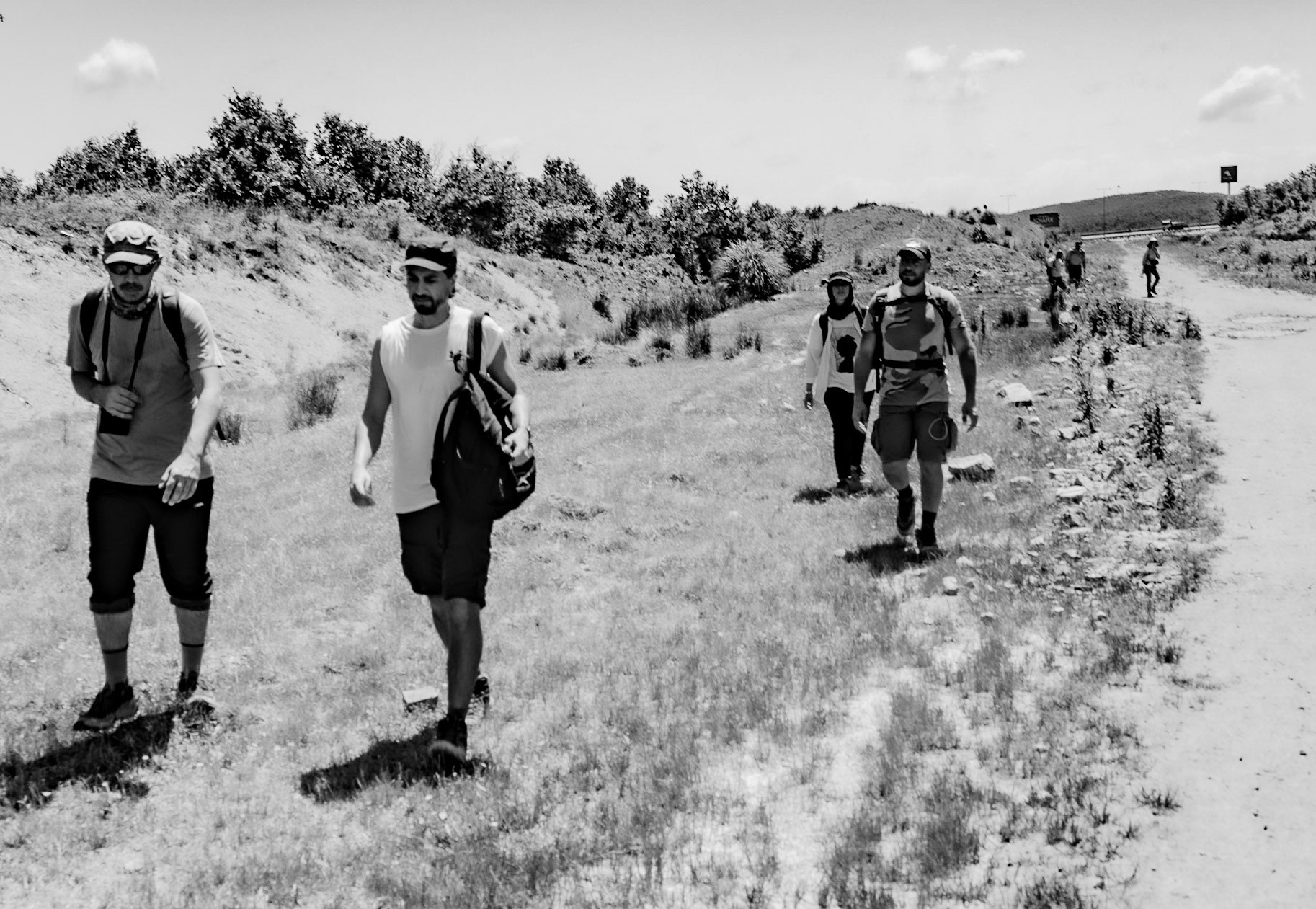 between Sırapınar and Kanlı forest: after having crossed under the motorway