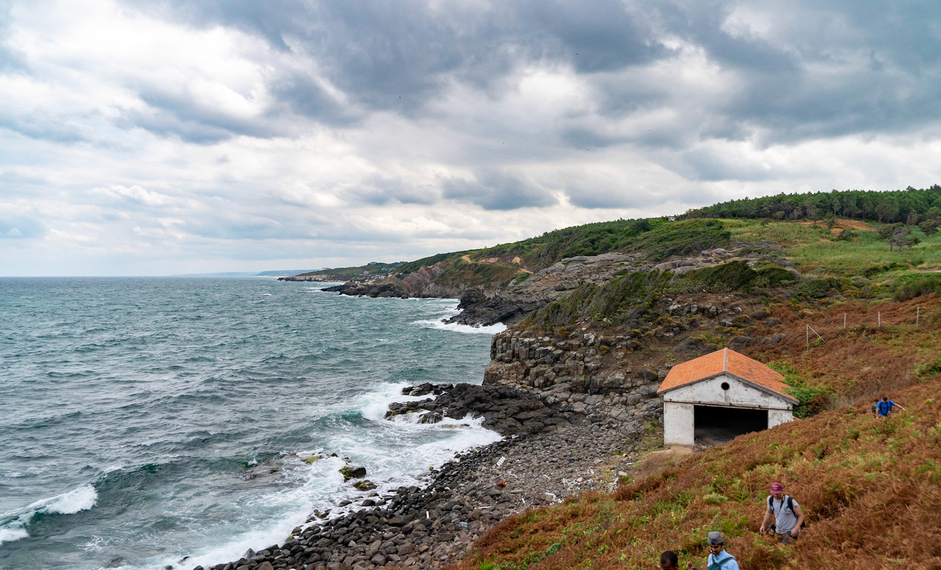 Karaburun: the boat house