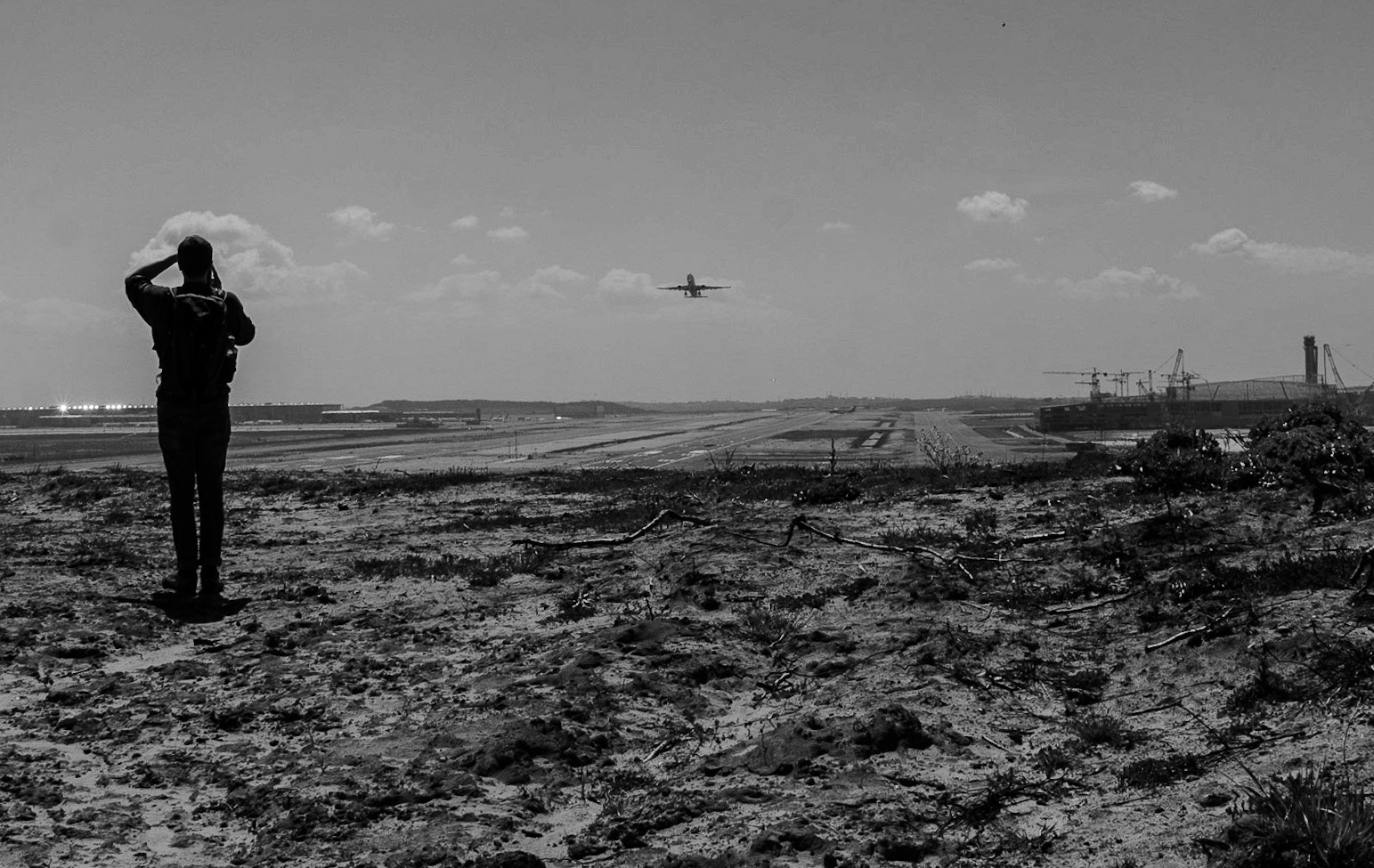 Yeniköy: Istanbul Airport (phase 1...) where once there were abandoned opencast mine-workings