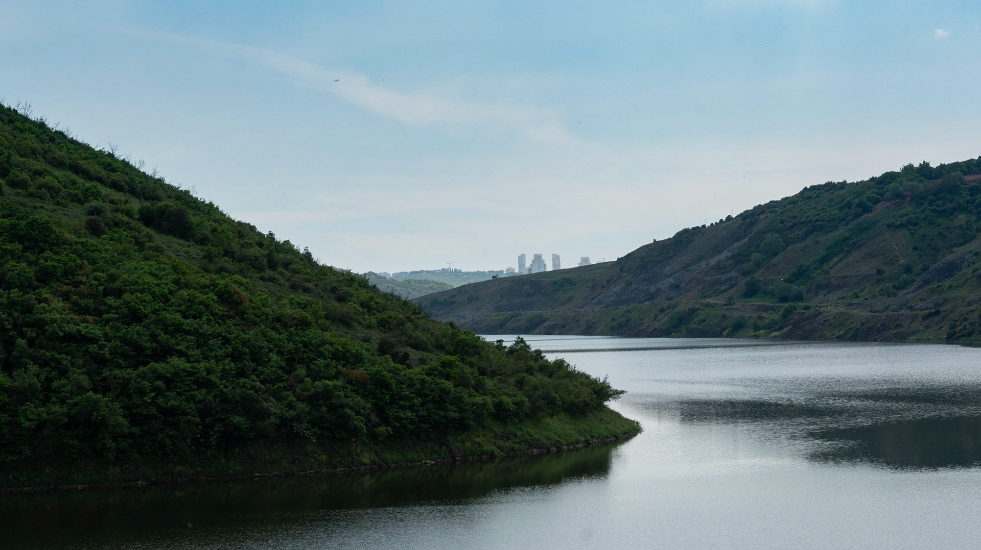 lower Şamlar reservoir: a view