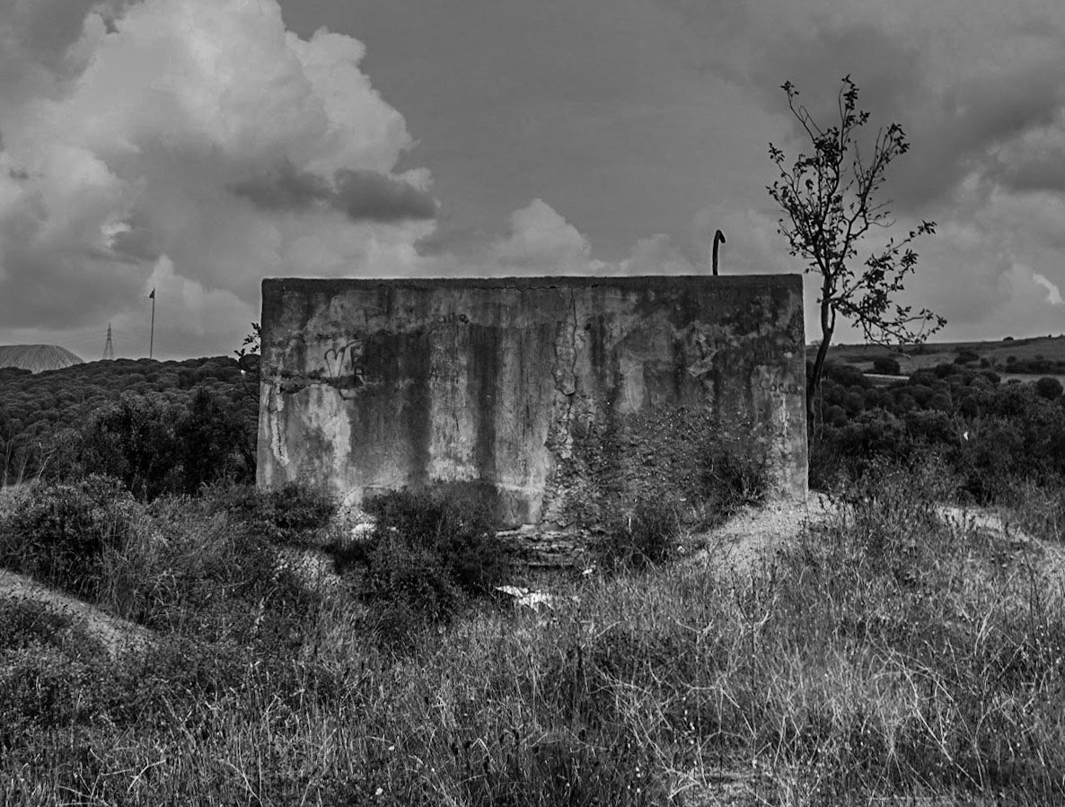 between Sultangazi and Cebeci: block of concrete