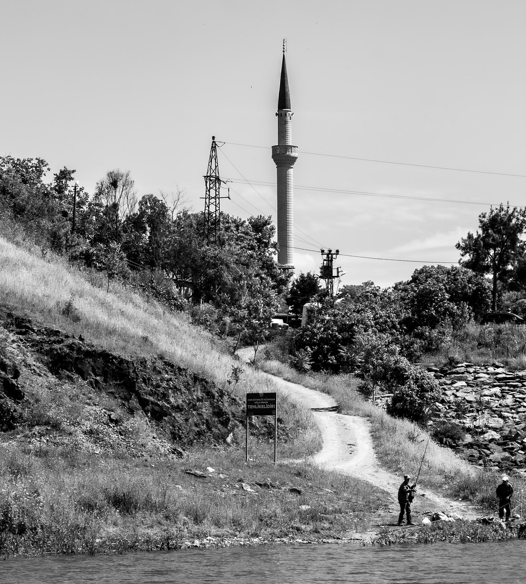 Şamlar village: seen from the north