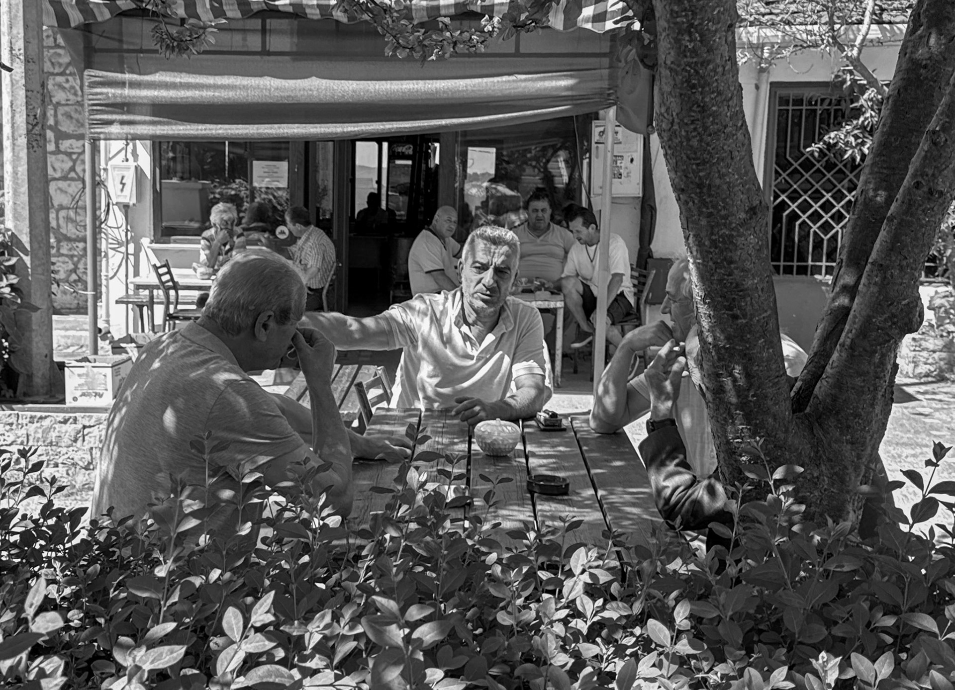Kılıçlı: some of the men of the Republican tea-house