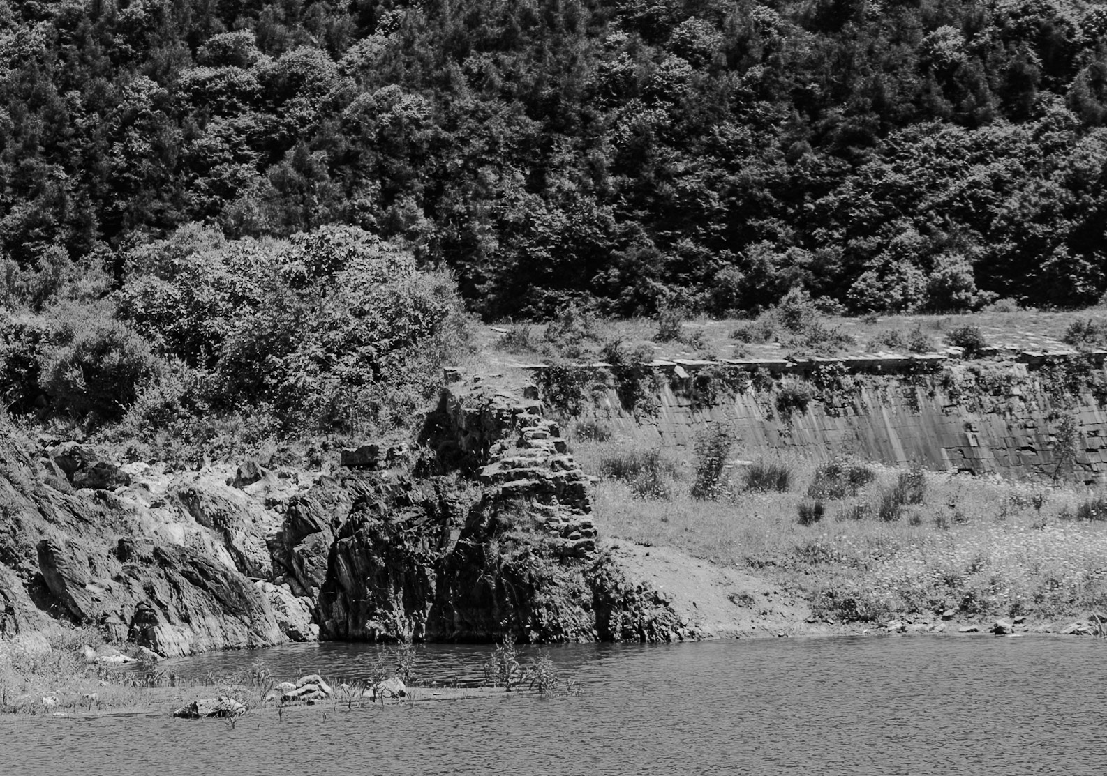 Şamlar Ottoman dam: view from the west