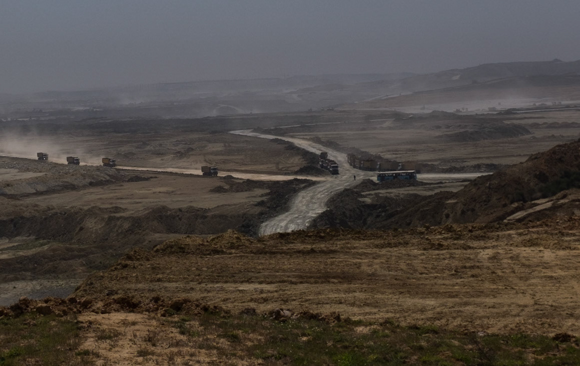 Yeniköy: Istanbul Airport under construction where once there were abandoned opencast mineworkings