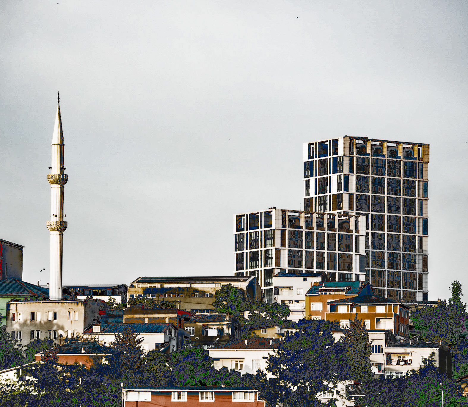 Yarımburgaz: buildings