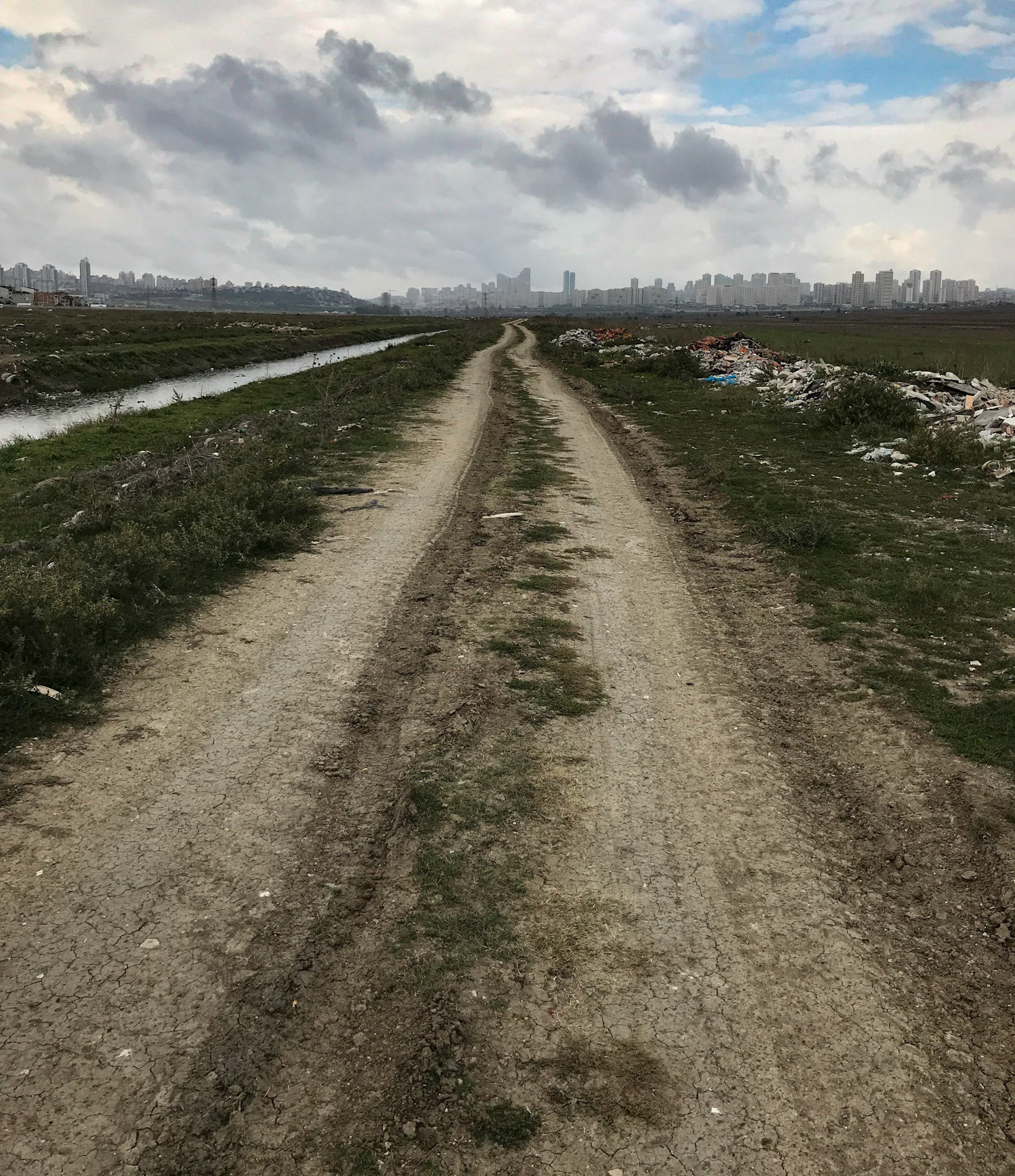 heading south towards Bramble Hill: looking north along the Hadımdere towards Bahçeşehir (with not a lot of imagination and small expense this could be beautiful parkland)