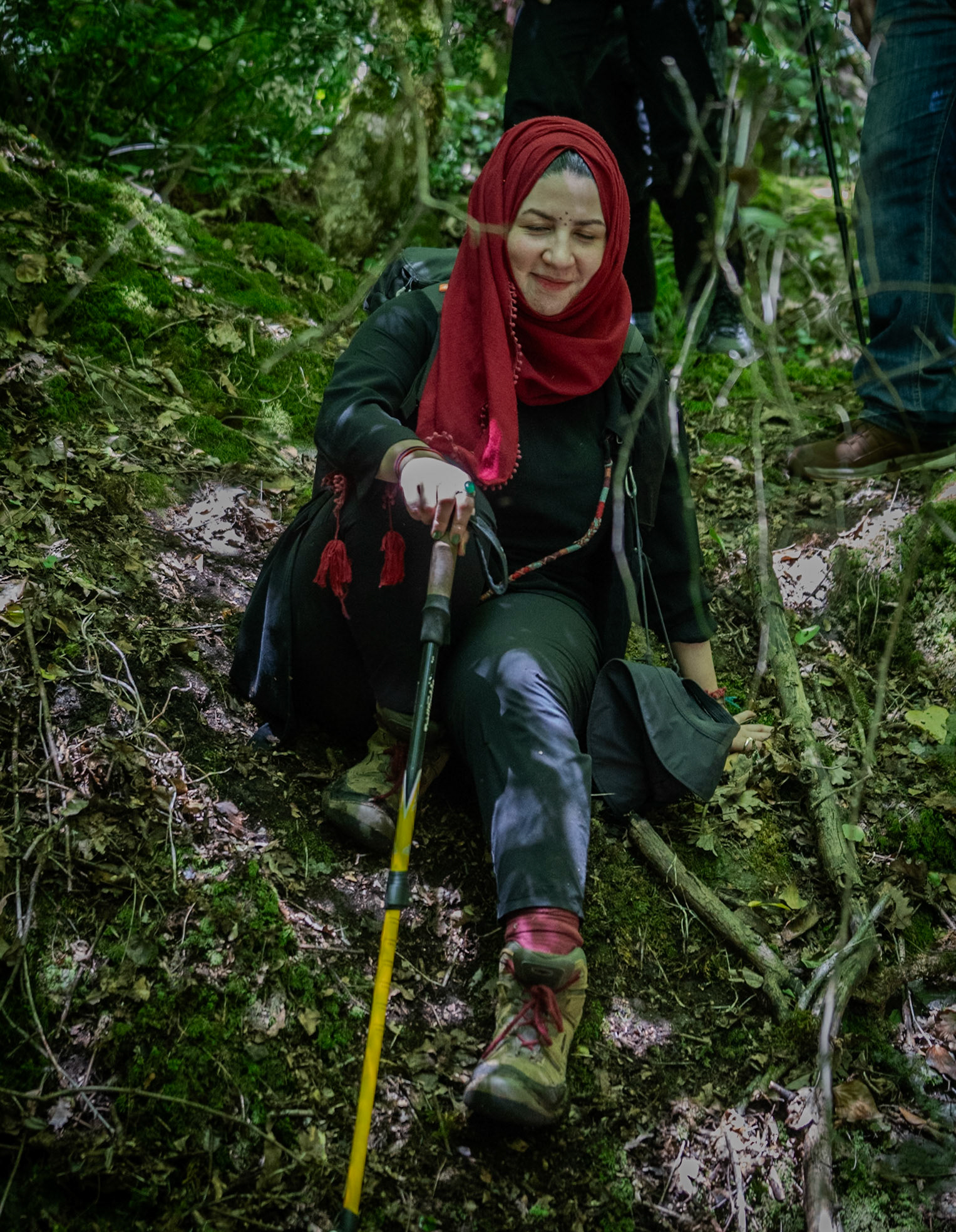 Kılıçlı southeastern stream walk: Khaila in her element