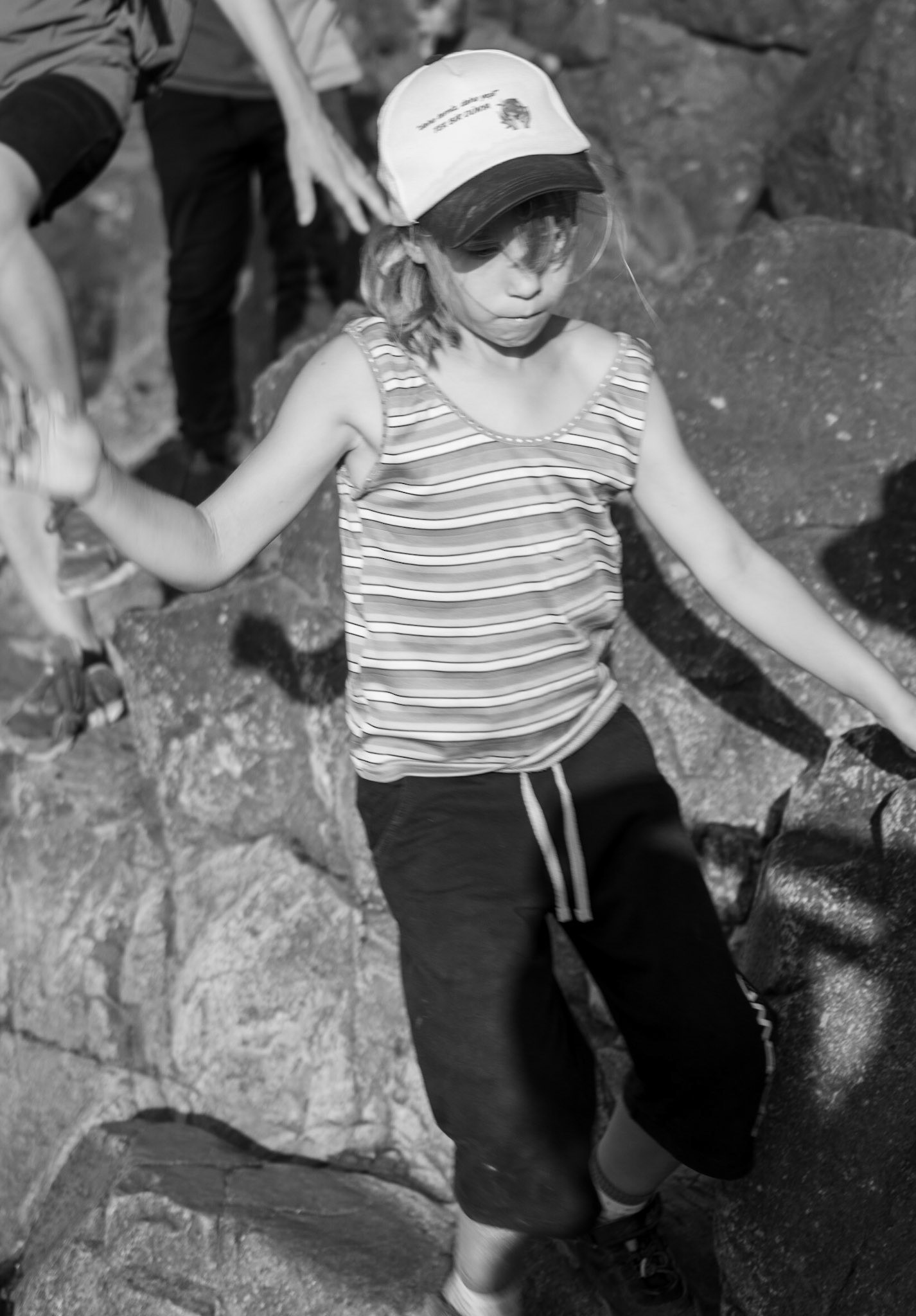 between the English Houses and Riva: the wonderfully resilent 7-year old Maya