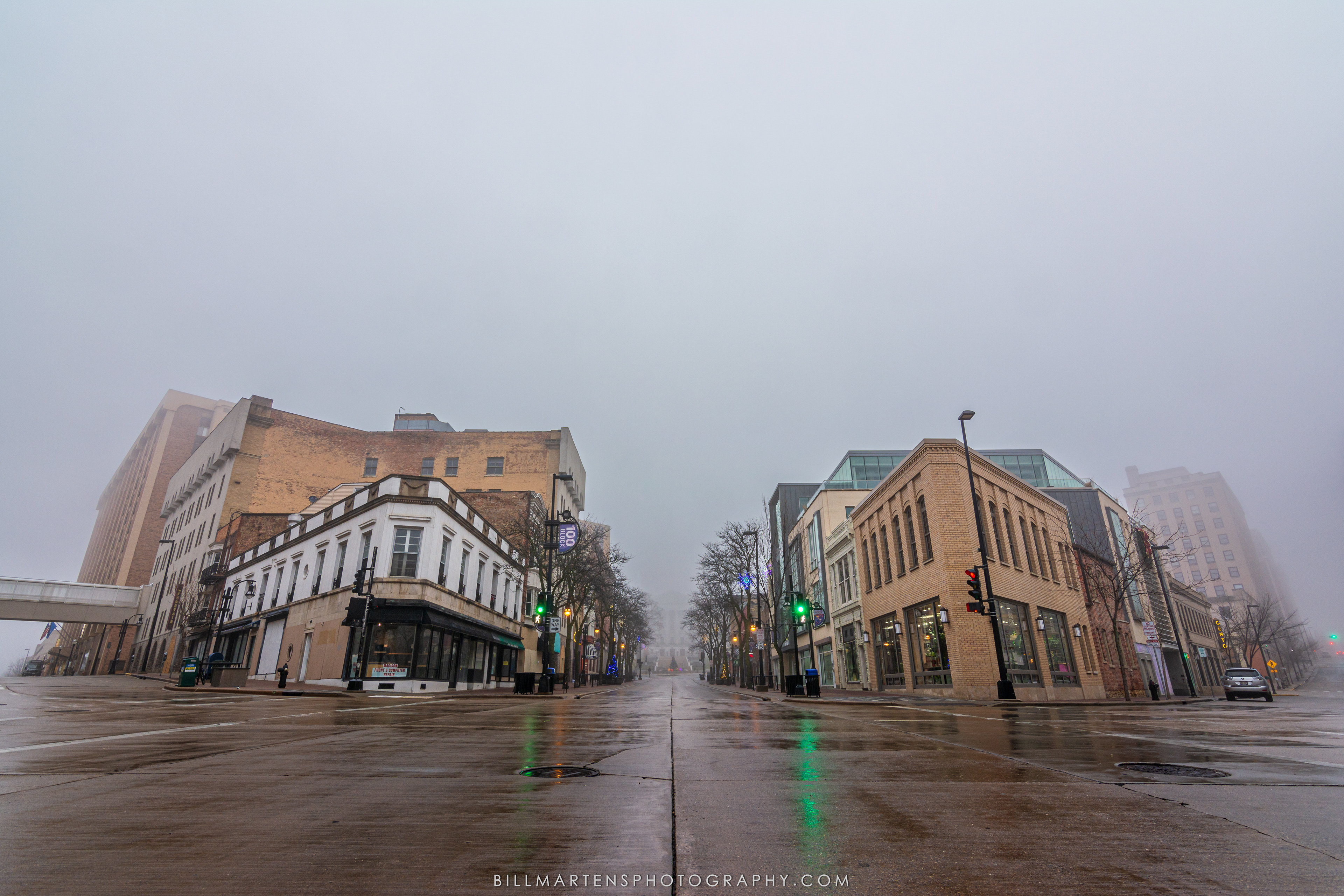 Downtown Madison, Wisconsin - December 2023