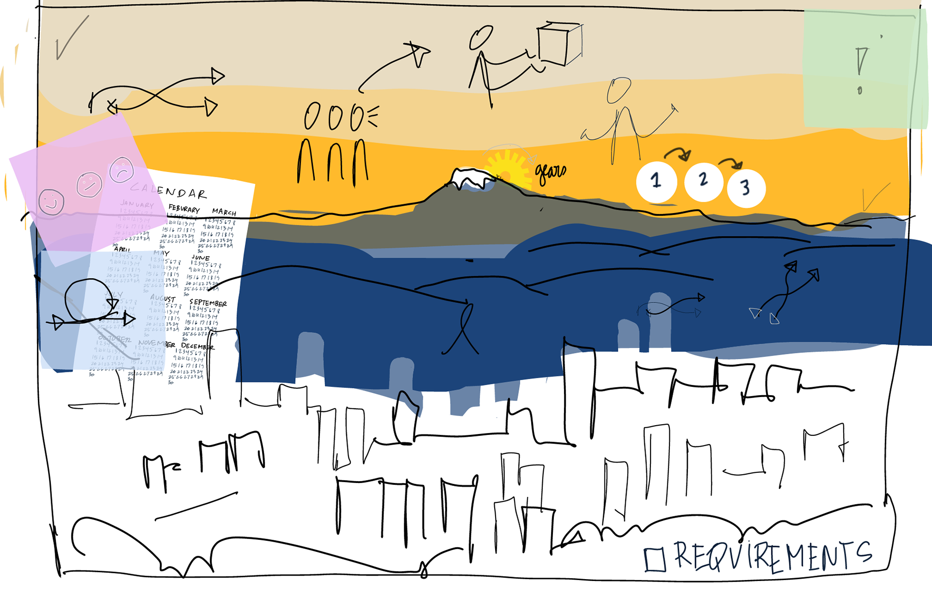 Open Space Illustration