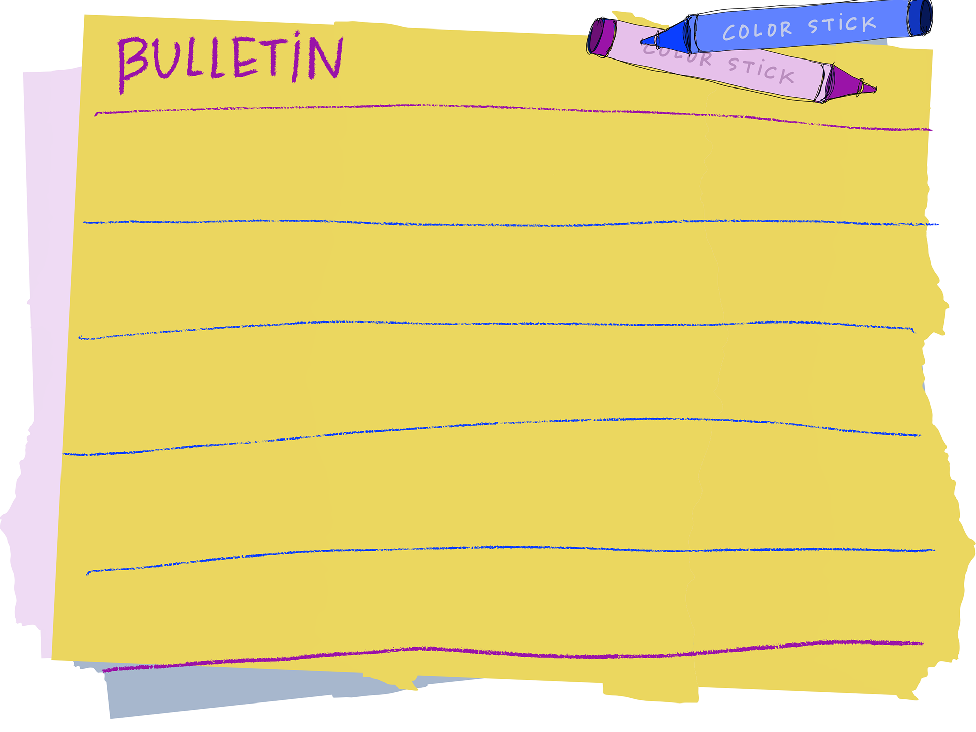 Open Space Illustration for Bulletin