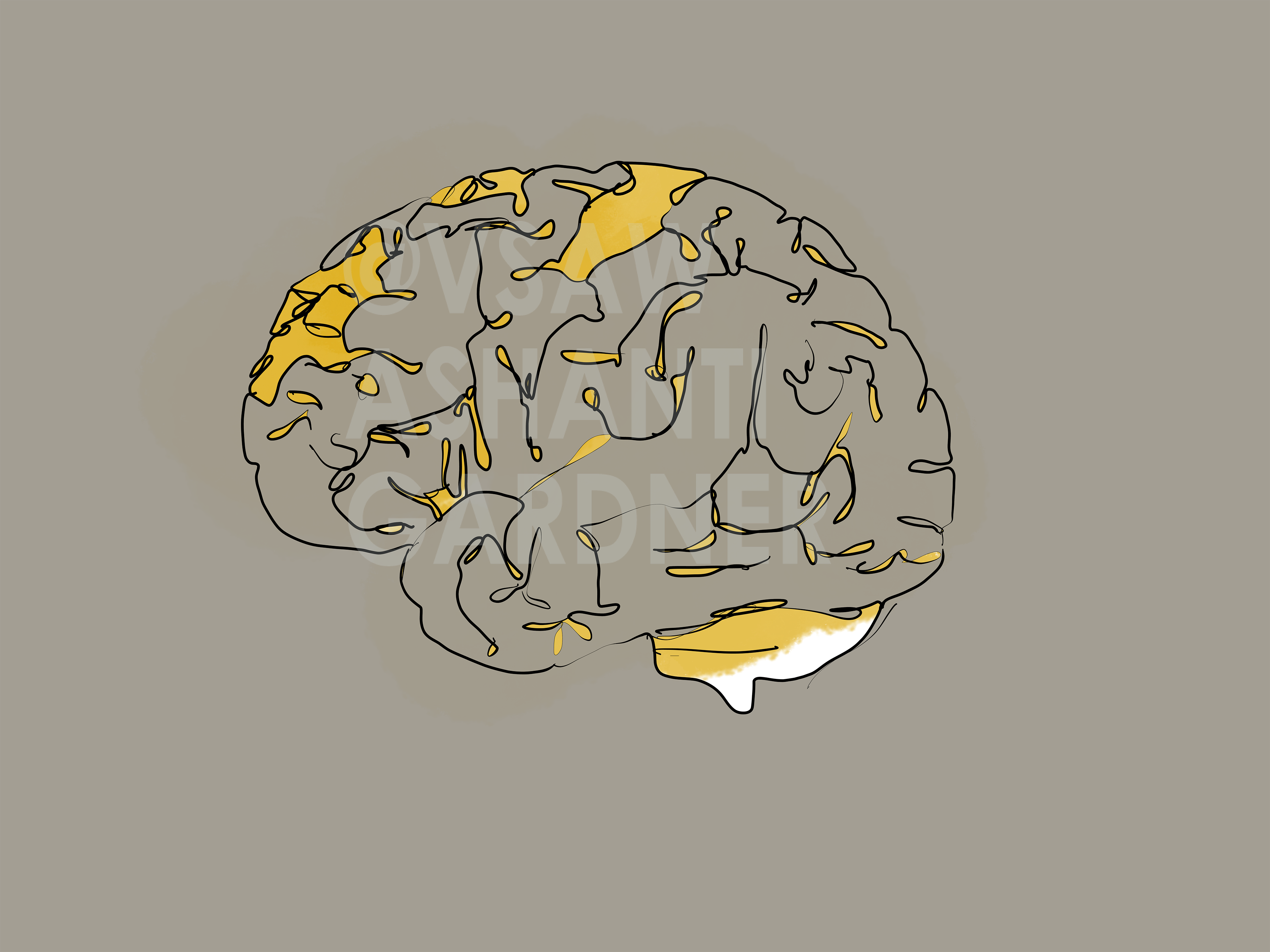 Organizational Brain Illustrated by VSAW